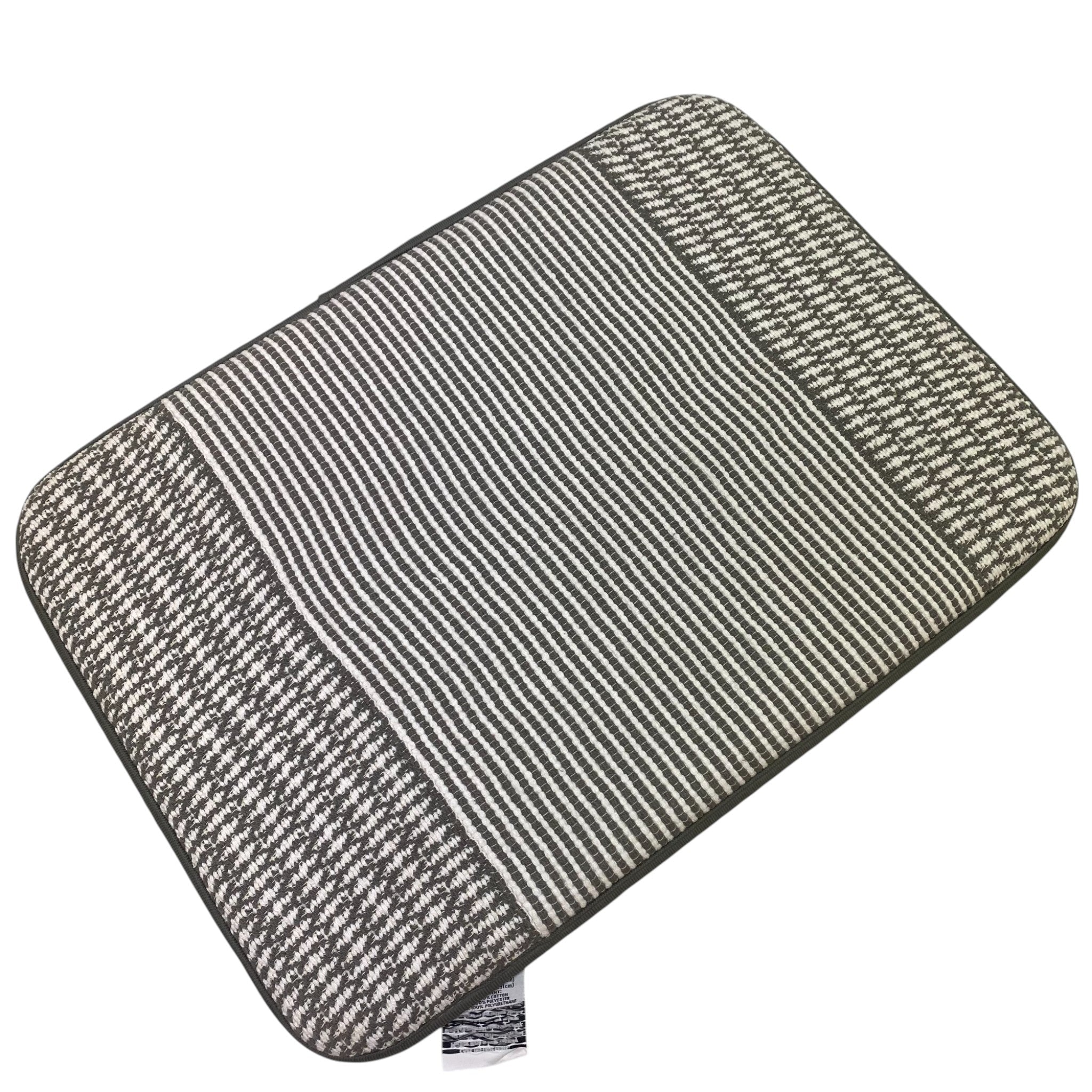 Mineral Spring Textured Woven Cotton Memory Foam Bath Mat