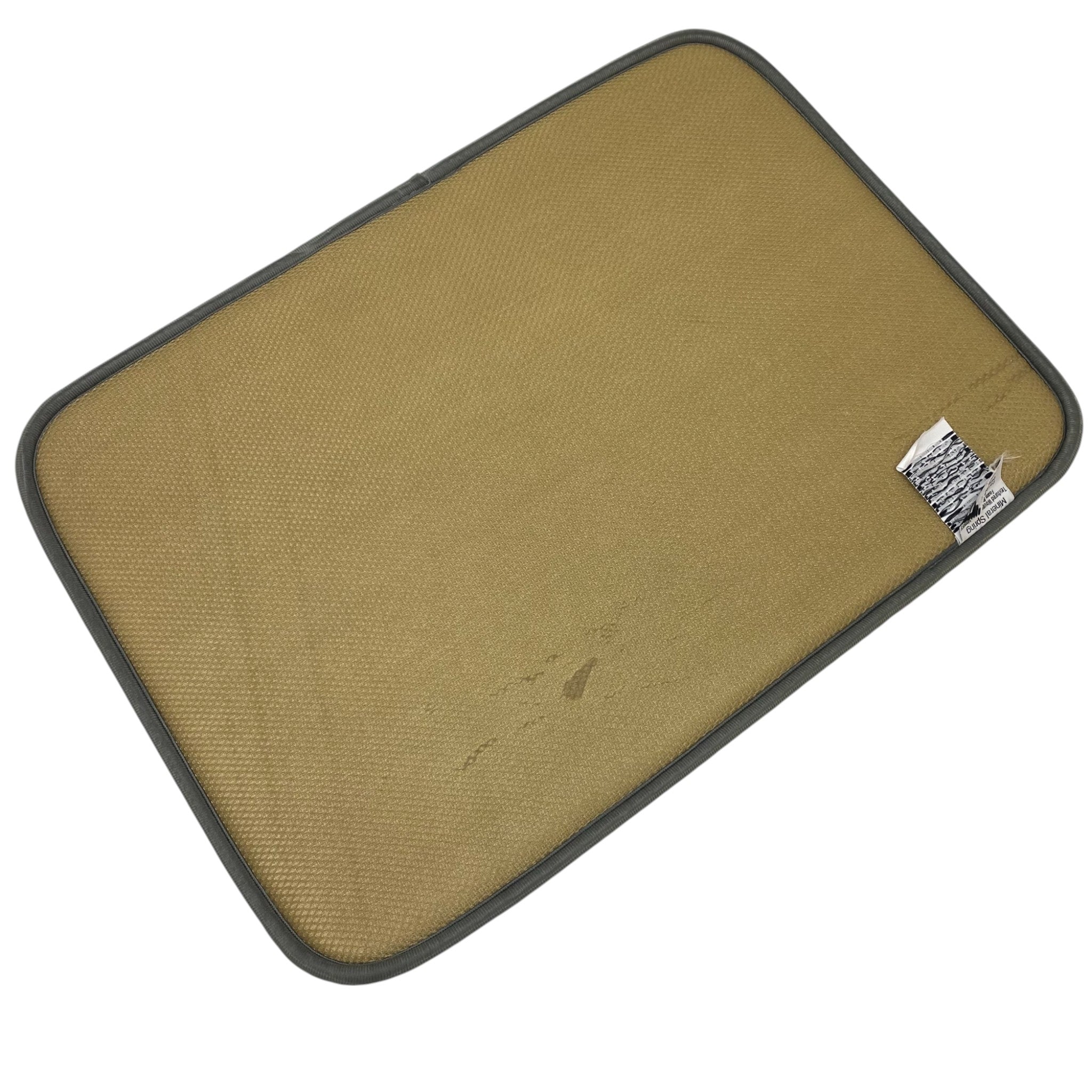 Mineral Spring Textured Woven Cotton Memory Foam Bath Mat