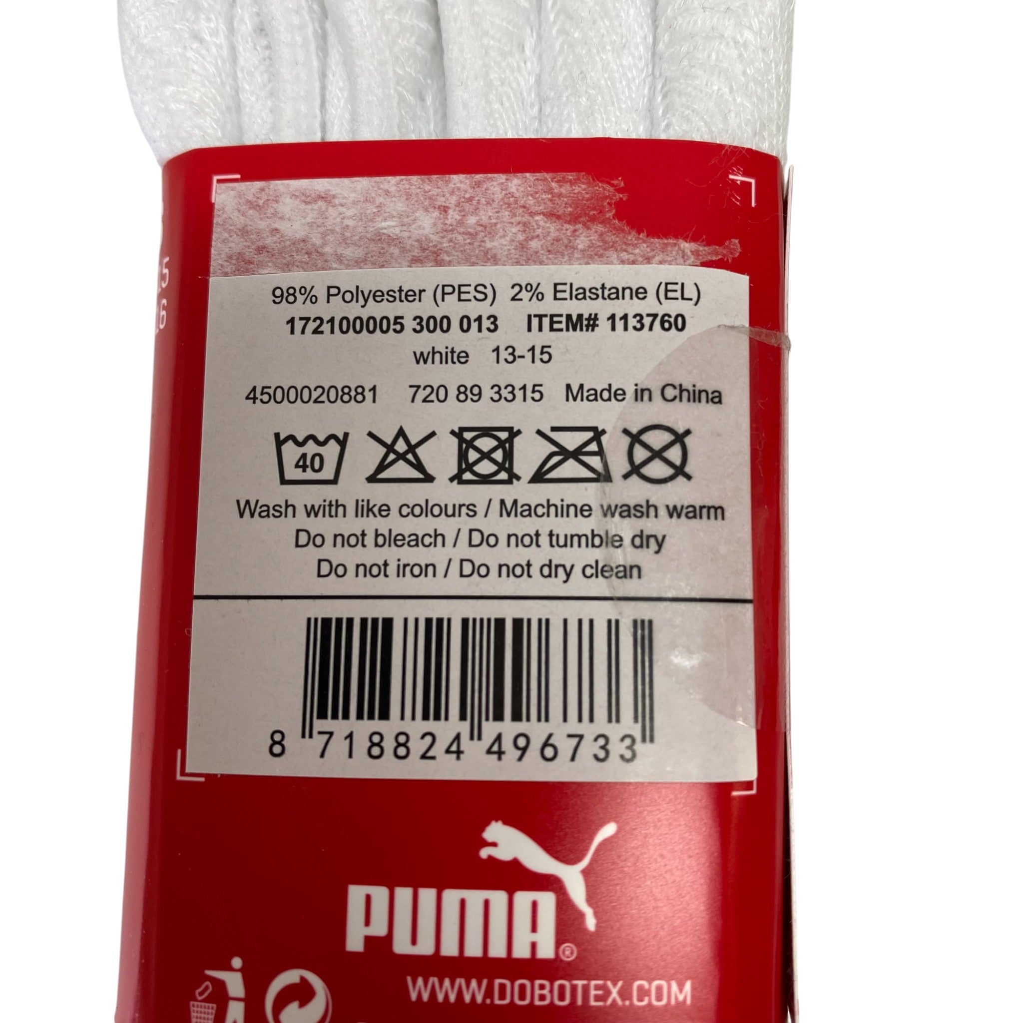 Puma 6x Men's Sport Liner Socks