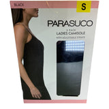 Parasuco 2x Ladies Camisole With Adjustable Straps - Black