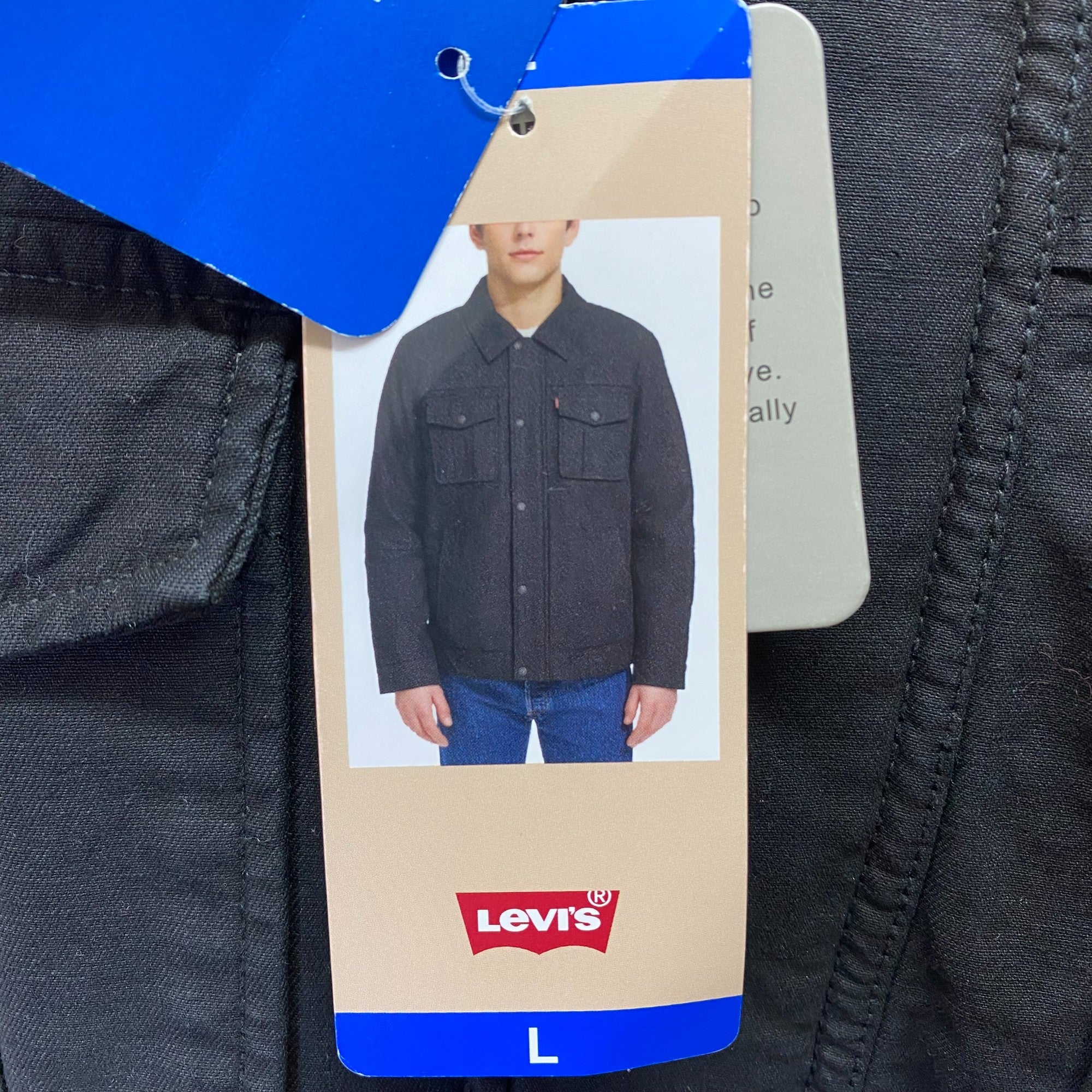 Levis Men's Cotton Twill Retro Trucker Jacket SIZE - Large