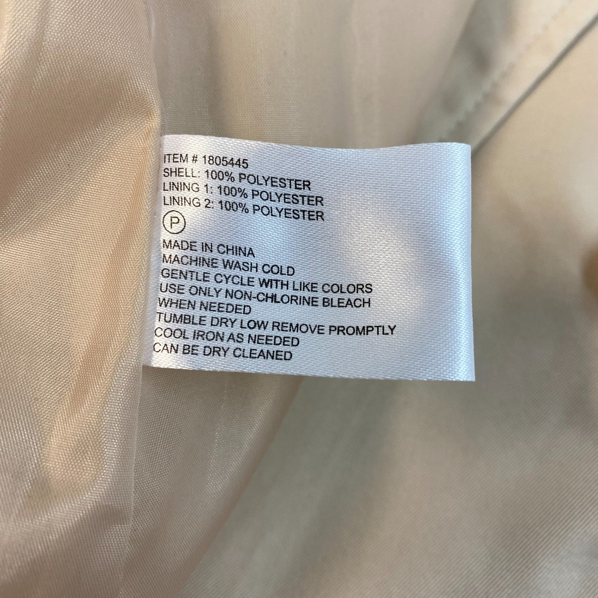 Weatherproof Women's Double-Breasted Trench Coat Jacket SIZE - Large