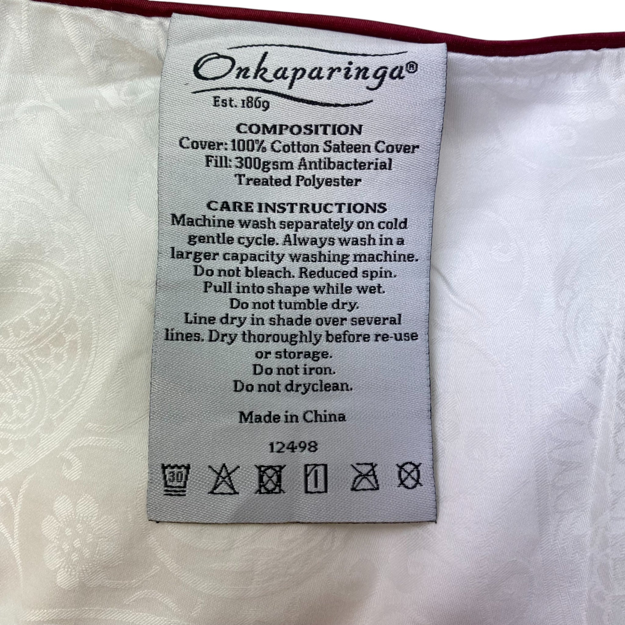 Onkaparinga All Seasons Anti Bacterial Quilt - King