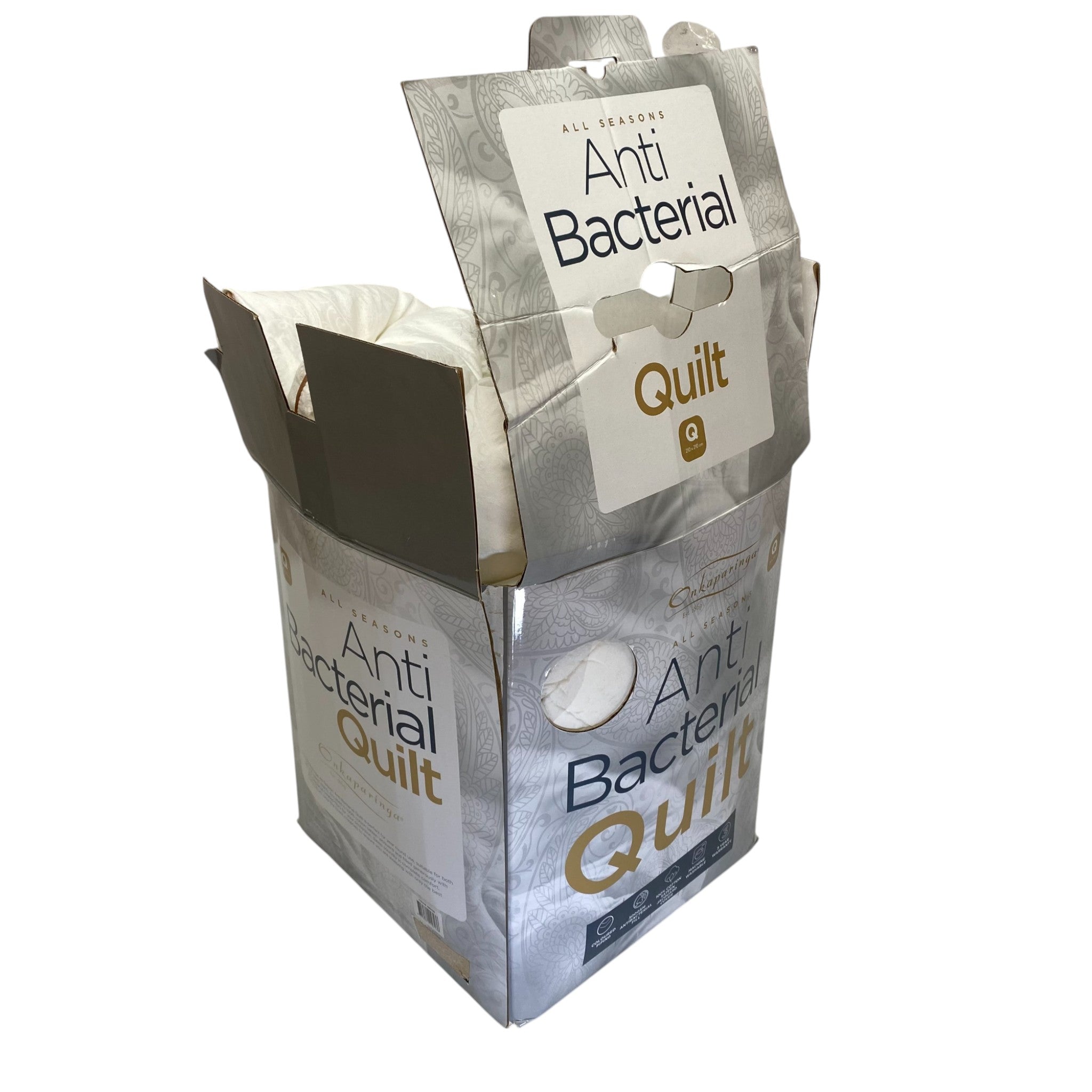 Onkaparinga All Seasons Anti Bacterial Quilt - Queen