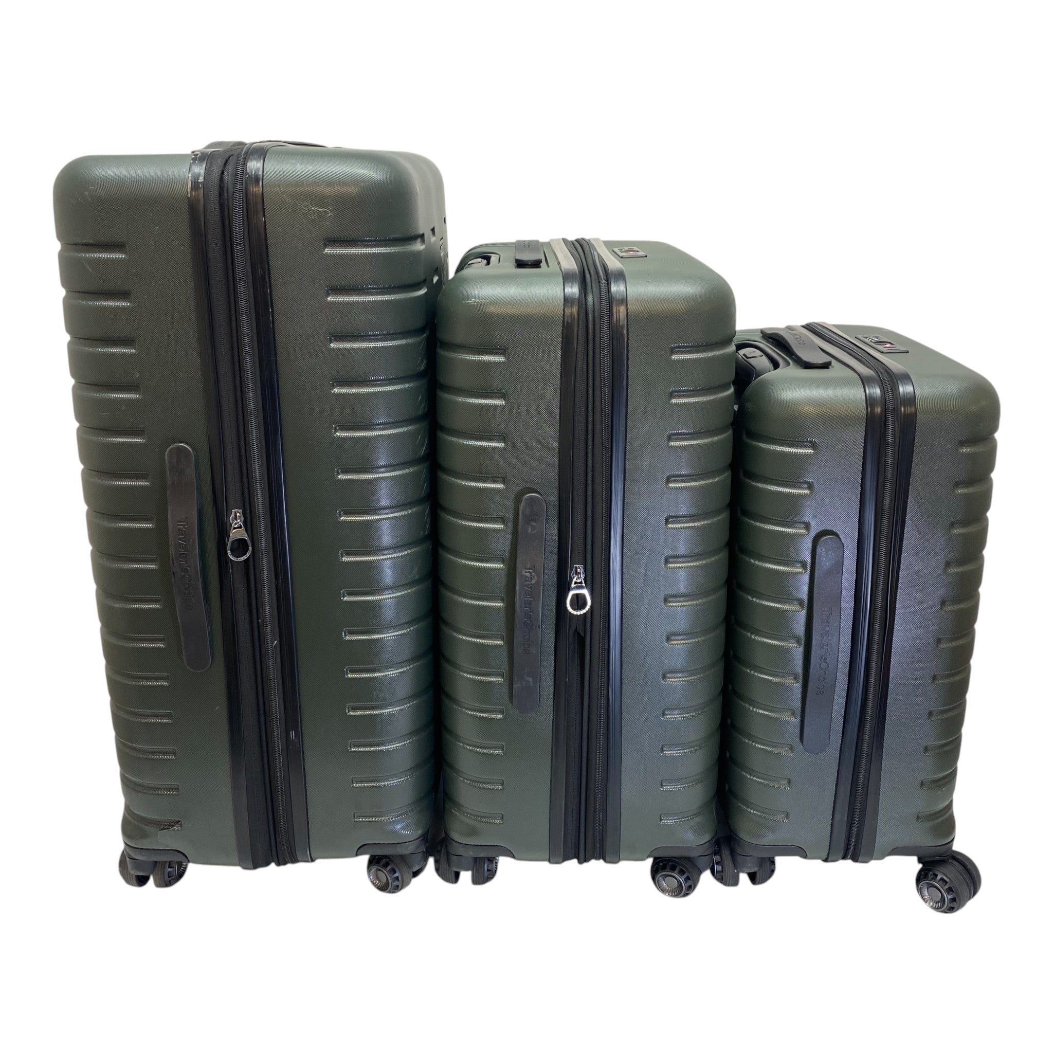 Travelers Choice Brandenburg 3 Piece Hardside Suitcase Set