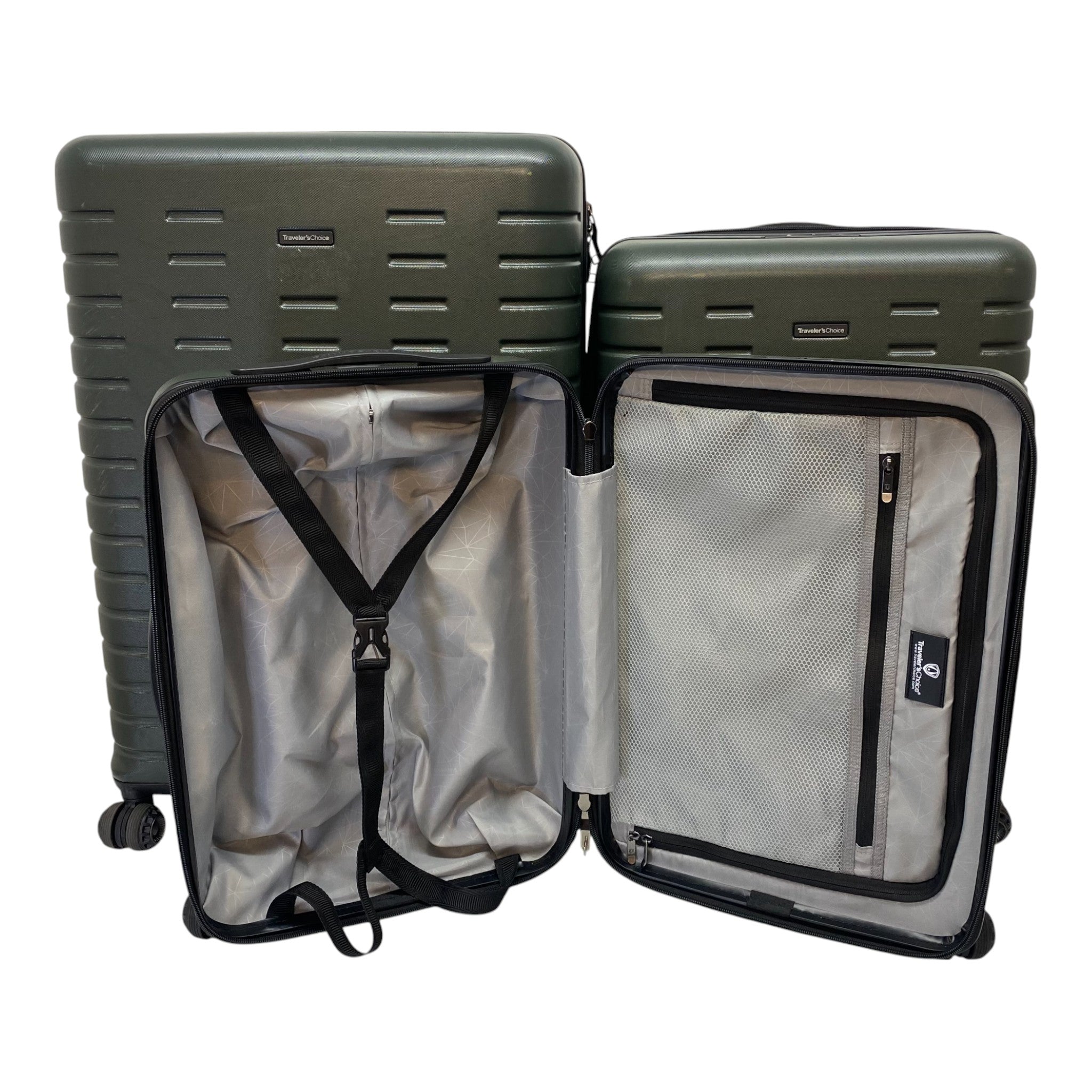 Travelers Choice Brandenburg 3 Piece Hardside Suitcase Set
