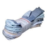 Lemon 8x Women's Super Soft Quarter Socks - Blue & Orange