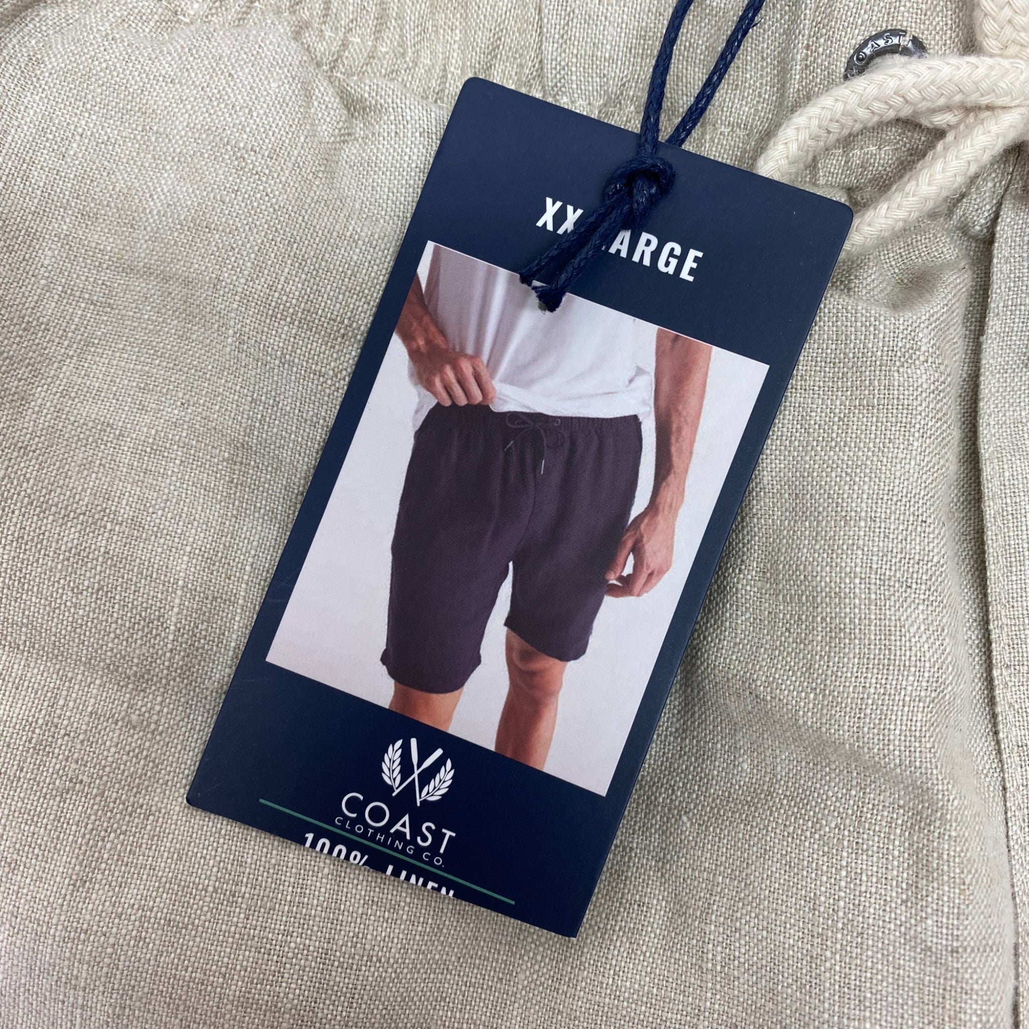 Coast Men's Genuine Linen Shorts SIZE - XXL
