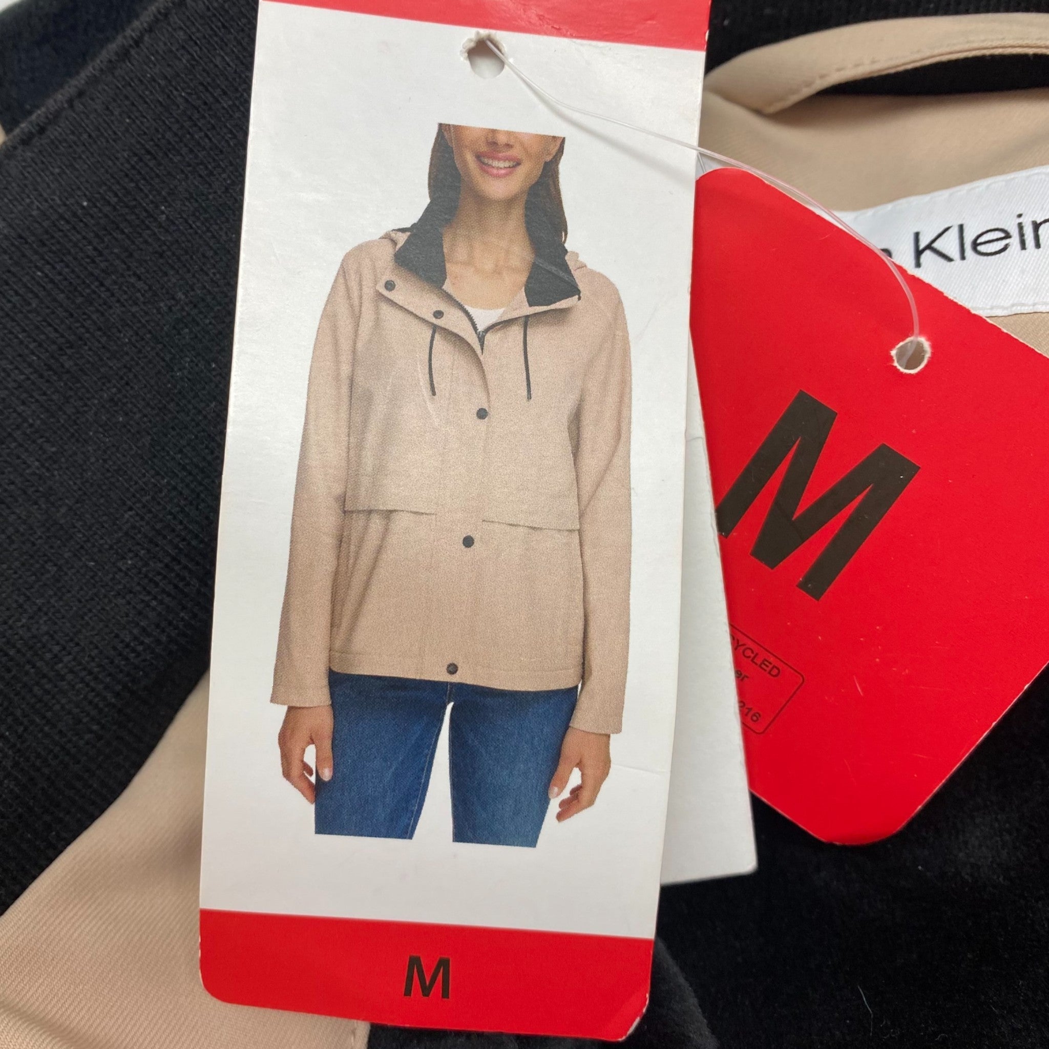 Calvin Klein Women's Classic Fit Lined Jacket - Tan SIZE - Medium
