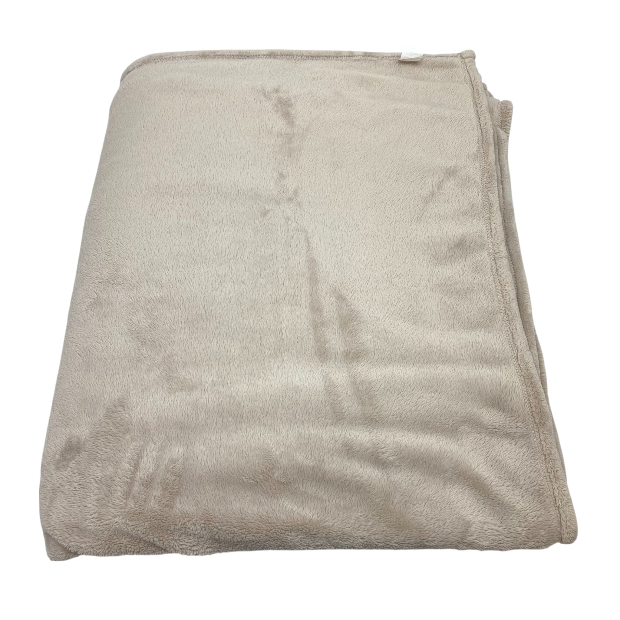 Nemcor Large Plush Throw Blanket - Sand