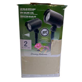 Tommy Bahama Smart Focus Solar Spot Light with Remote Solar Panel - 2 pack