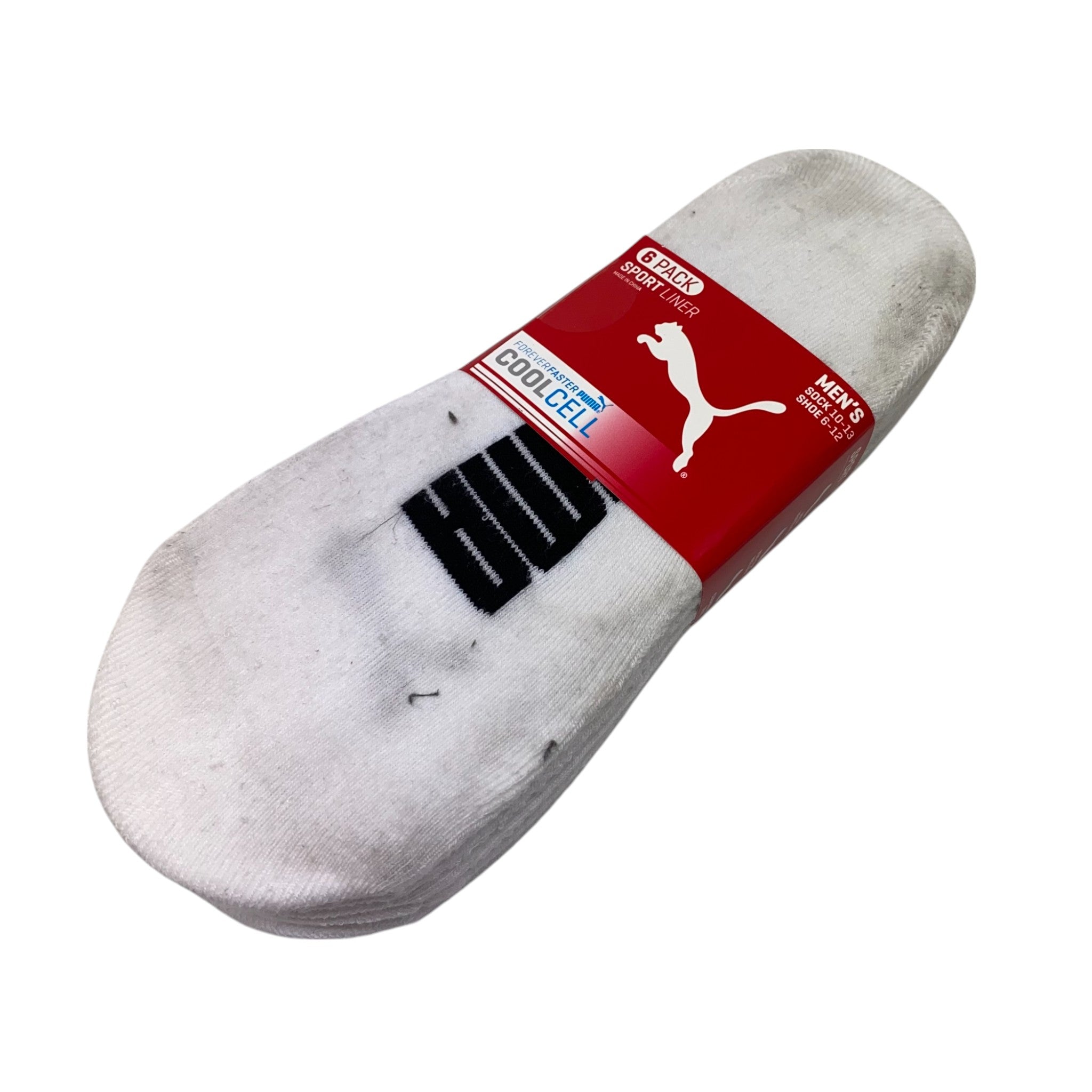 Puma 6x Men's Sport Liner Socks