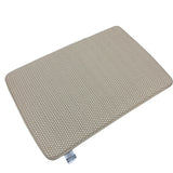 Mineral Spring Textured Woven Cotton Memory Foam Bath Mat