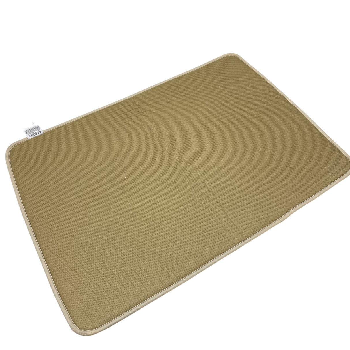 Mineral Spring Textured Woven Cotton Memory Foam Bath Mat