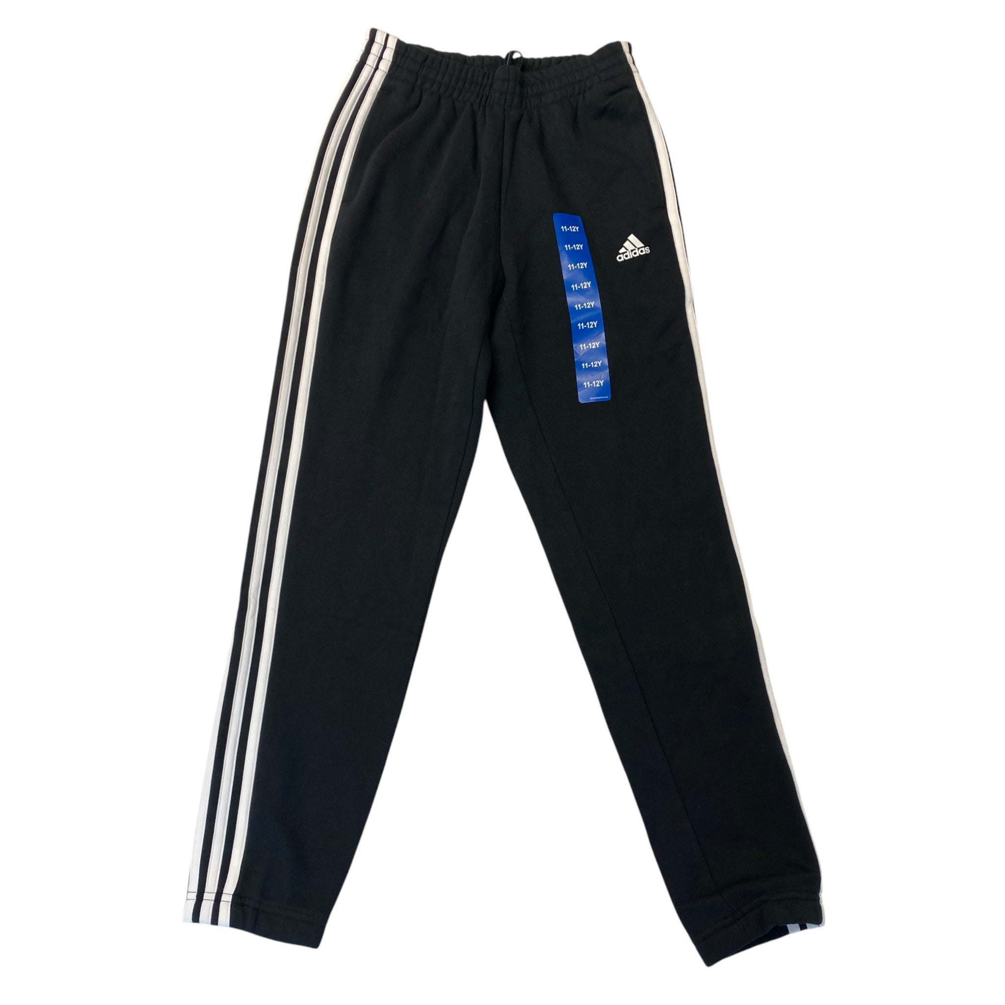 Adidas Kids 3 Stripe Full Length Trackpants SIZE - Medium
