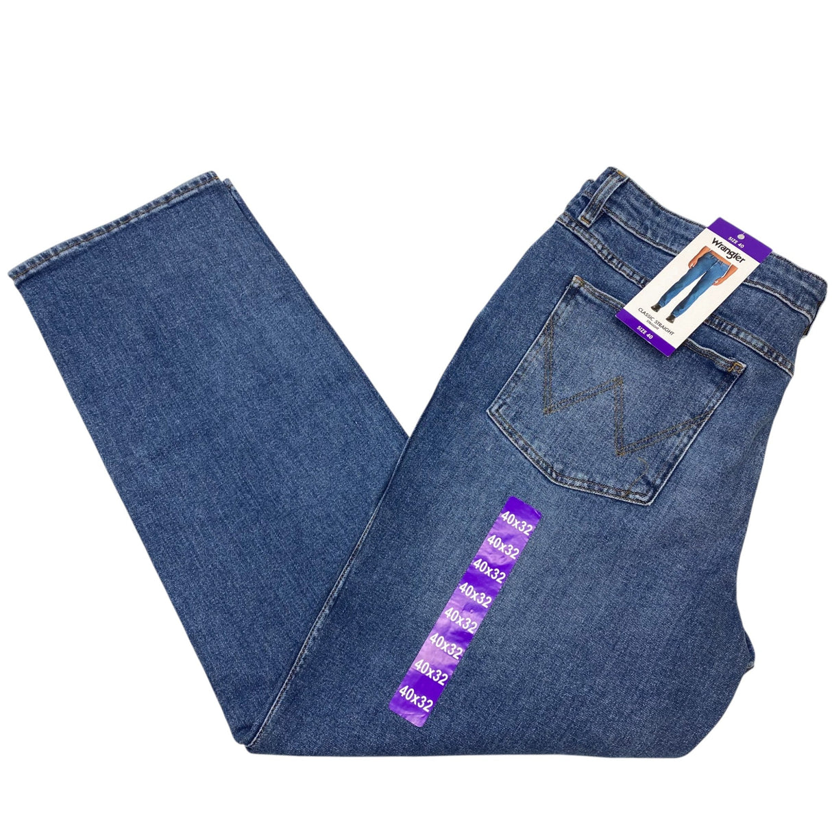 Wrangler Men's Classic Straight Fit Jeans SIZE - 40