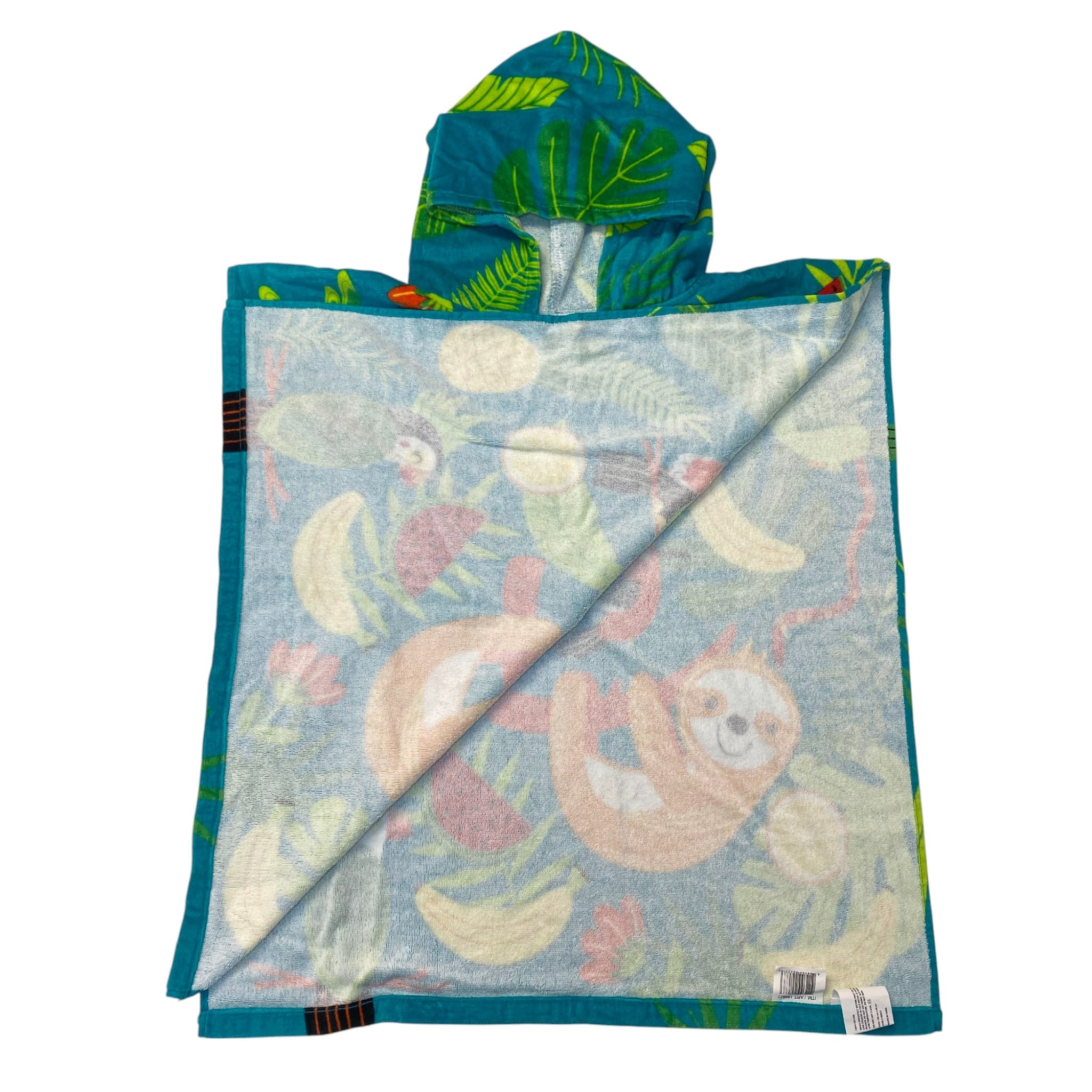 Just Kidding! Kids Hooded Swim Towel - Jungle