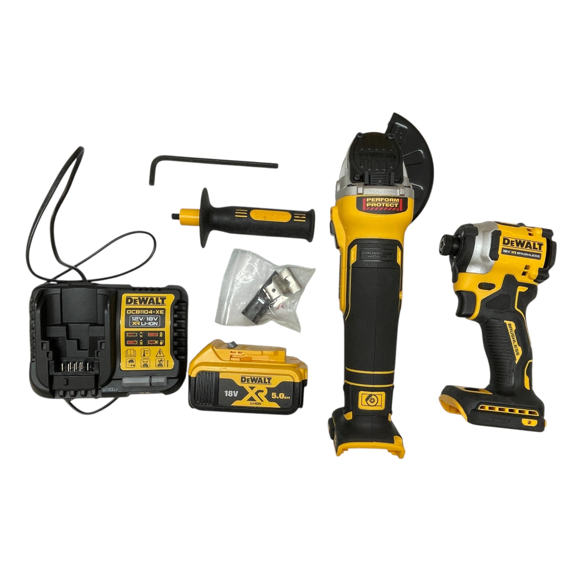 DeWALT 18V XR Brushless 2 Pieces Kit 5AH