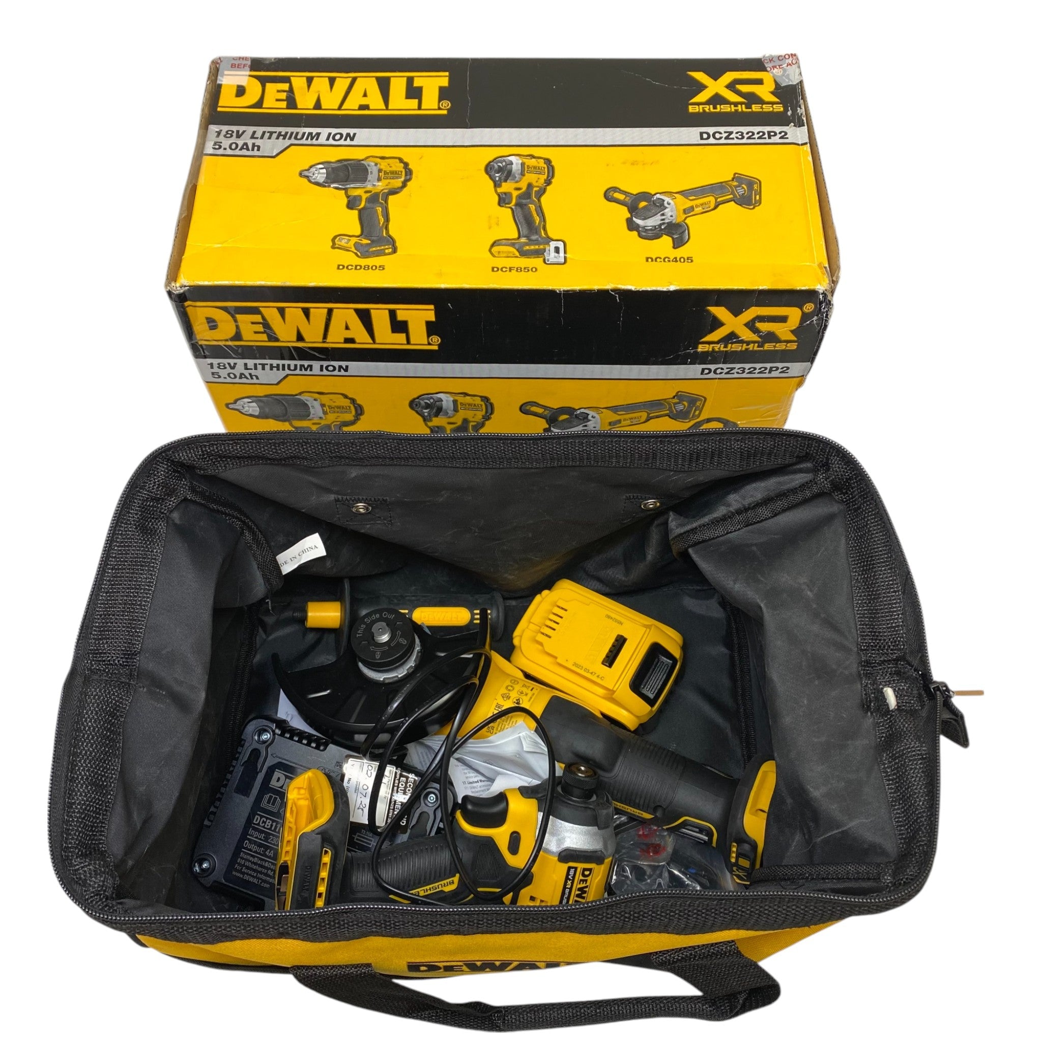 DeWALT 18V XR Brushless 2 Pieces Kit 5AH