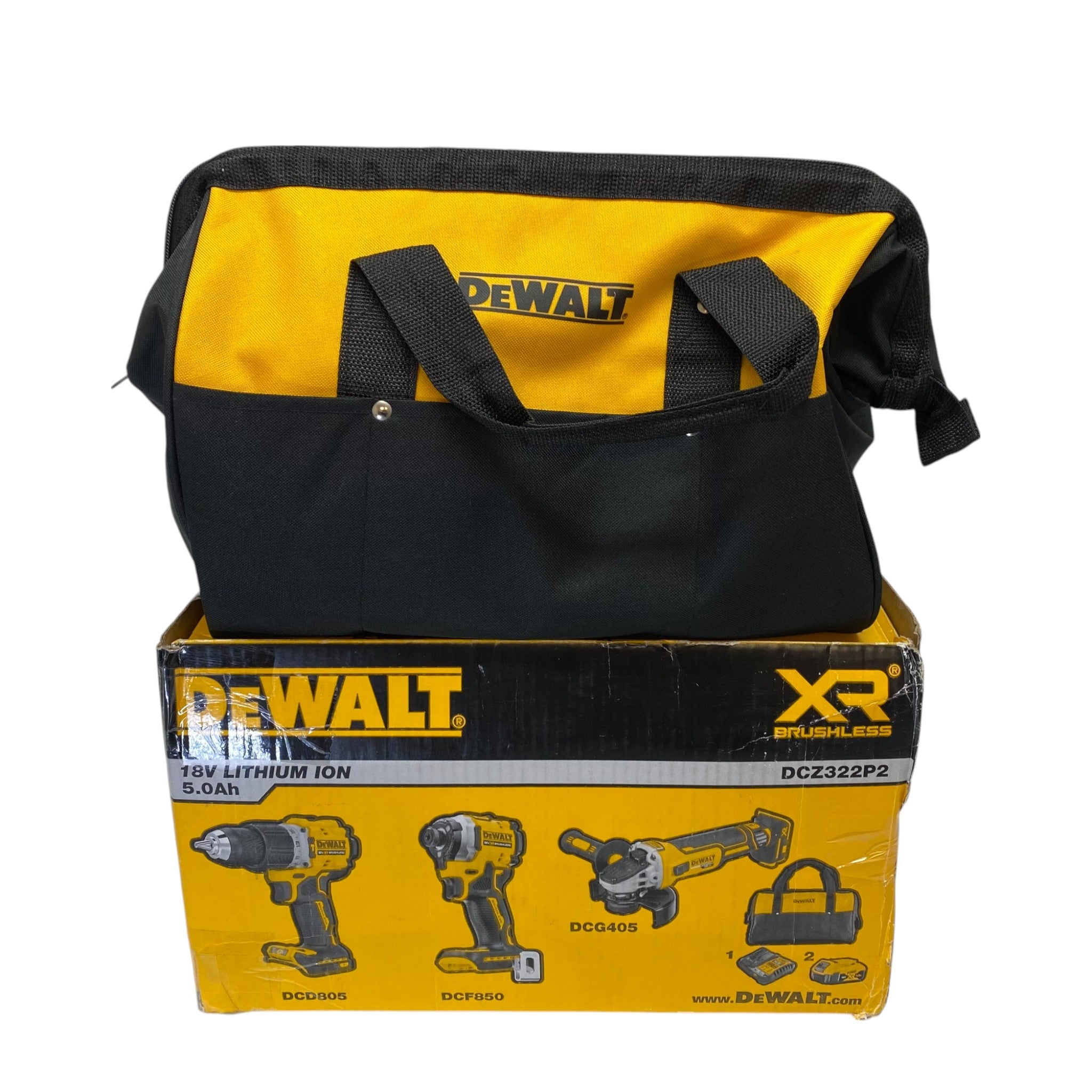 DeWALT 18V XR Brushless 2 Pieces Kit 5AH