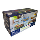 Pyrex 18 Piece Glass Snapware Set - CLICK AND COLLECT ONLY