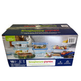 Pyrex 18 Piece Glass Snapware Set - CLICK AND COLLECT ONLY