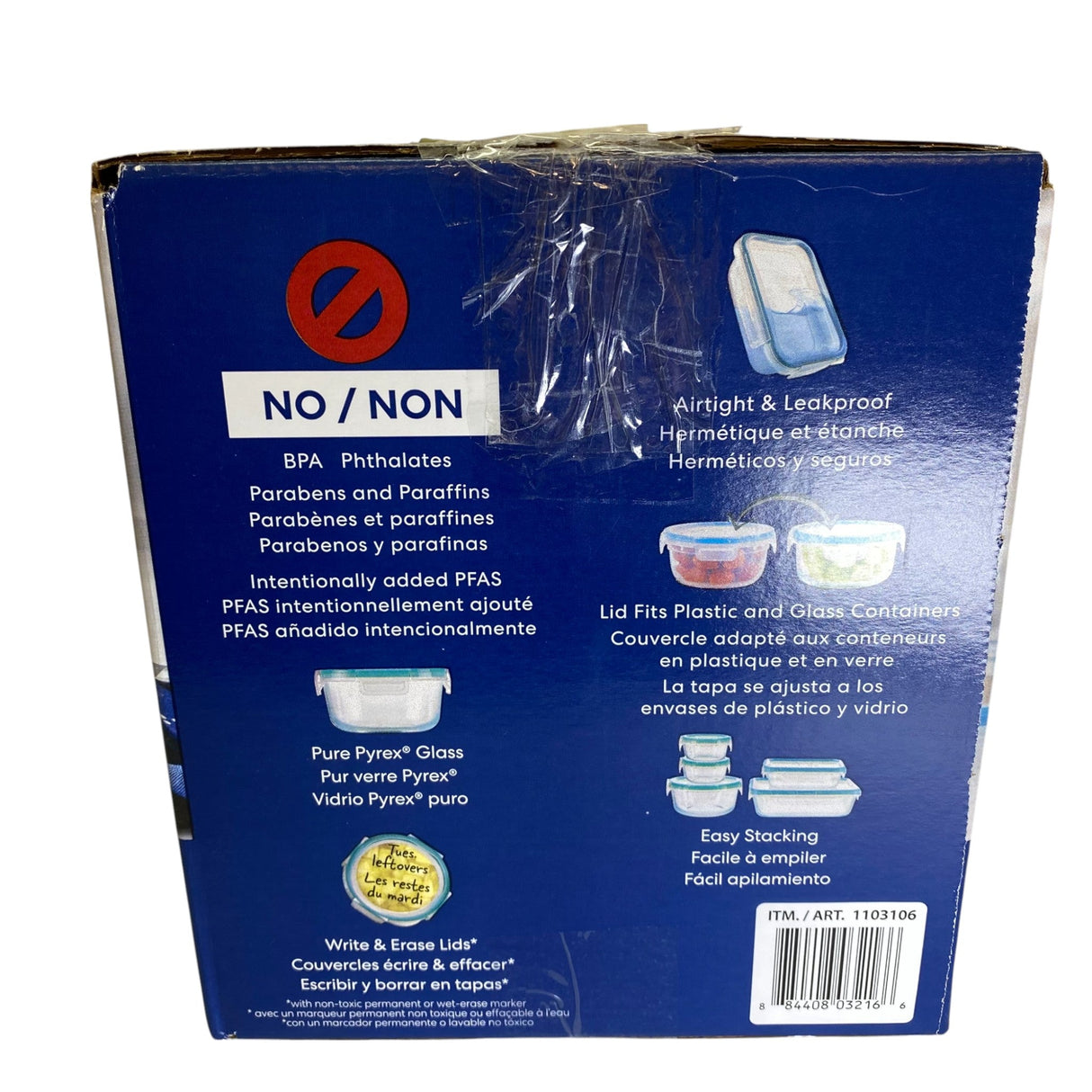 Pyrex 18 Piece Glass Snapware Set - CLICK AND COLLECT ONLY