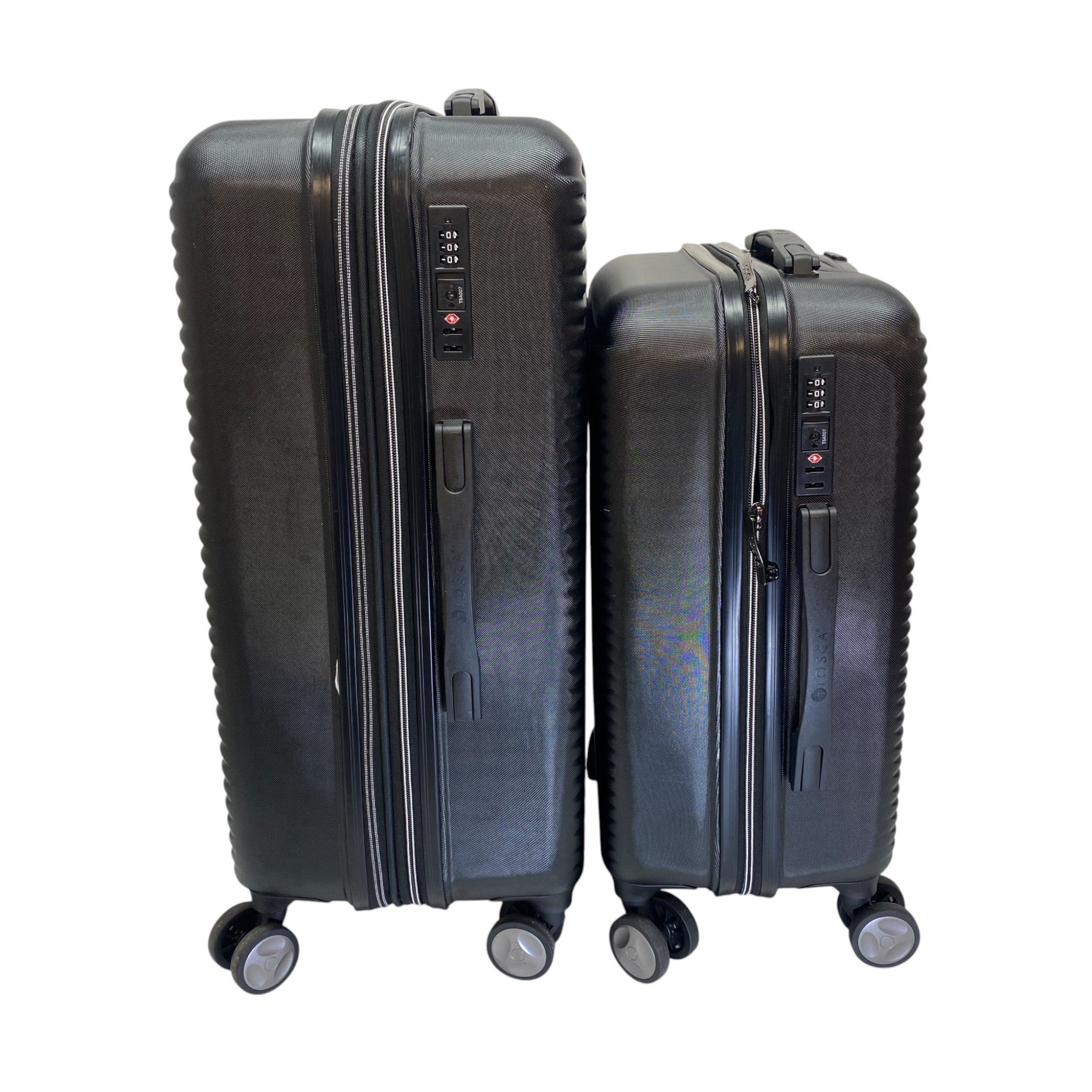 Tosca London 2 Piece Hardside Luggage Set - 65cm and 55cm Carry On