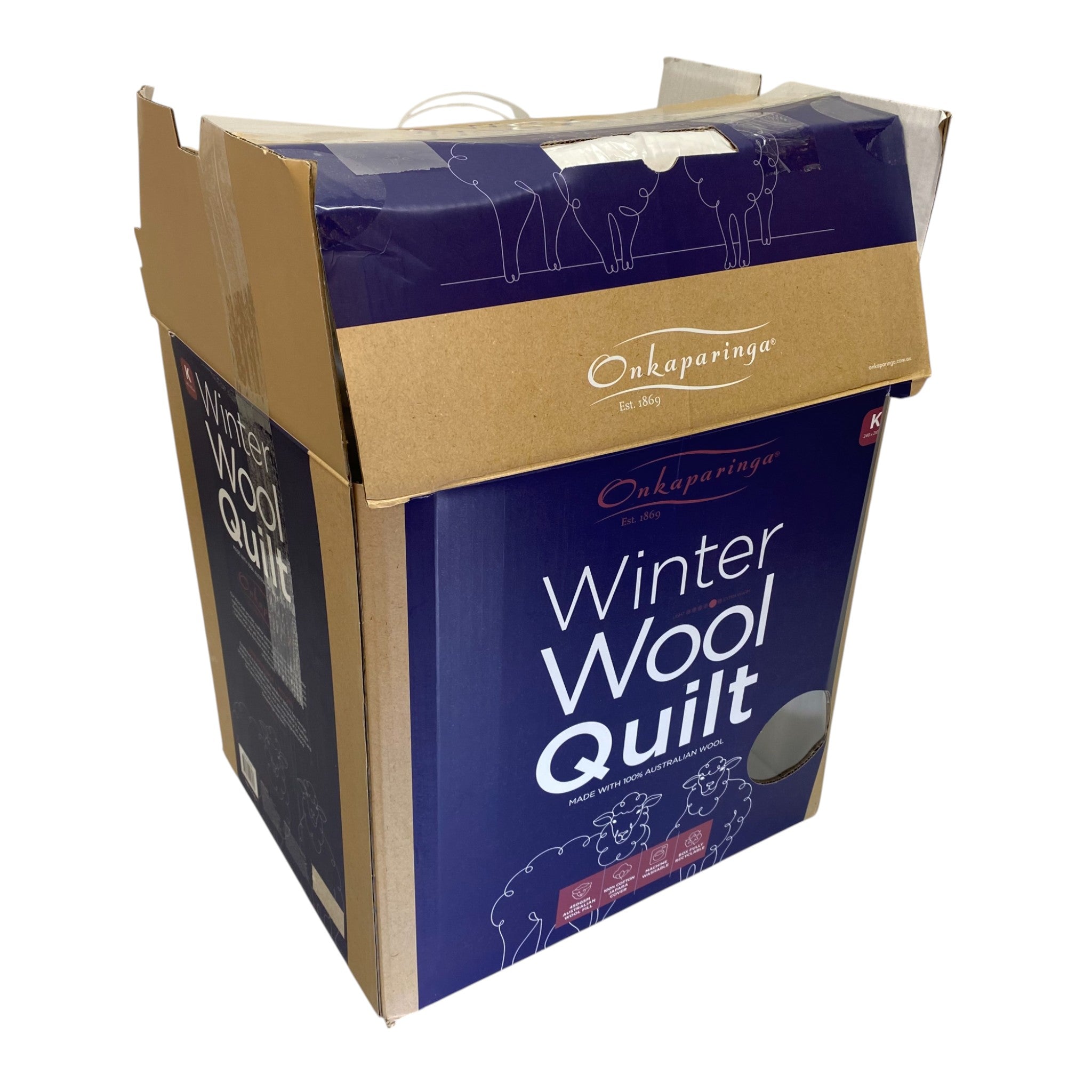 Onkaparinga Washable Winter Wool Quilt - King