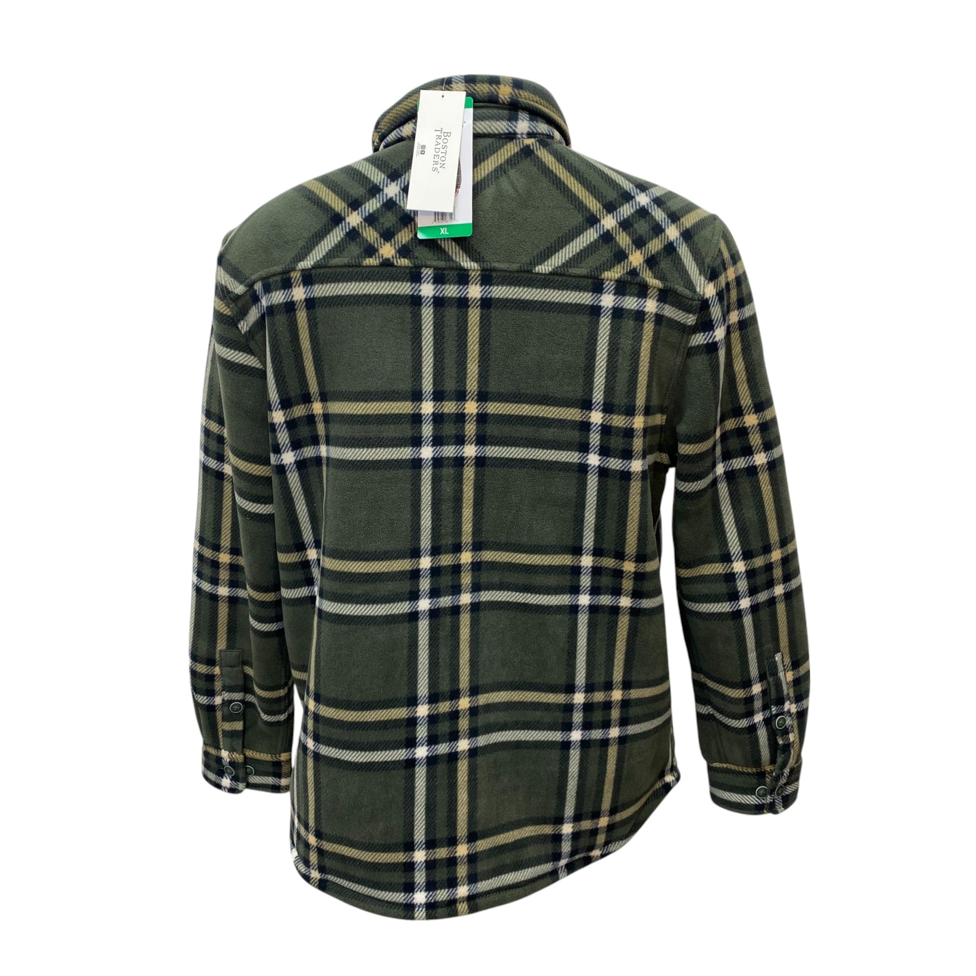 Boston Traders Men's Sherpa Fleece Flannel Jacket SIZE - Extra Large