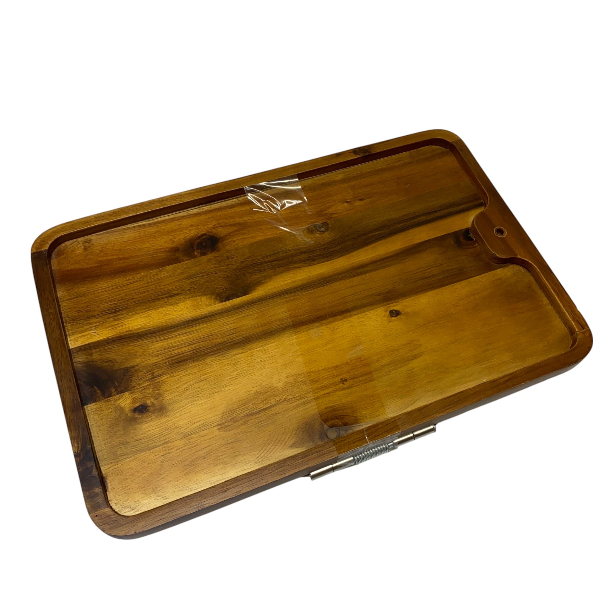 Smart Design Acacia Wood Armrest Tray