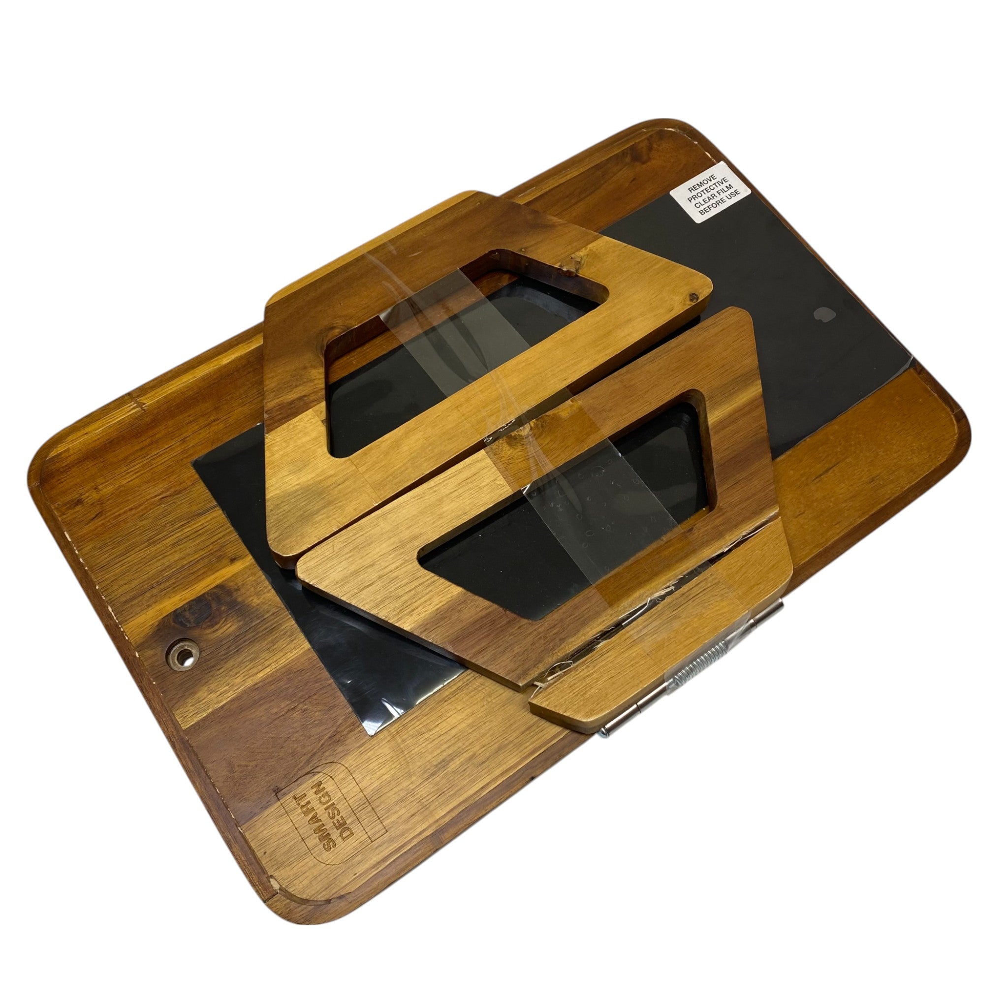 Smart Design Acacia Wood Armrest Tray
