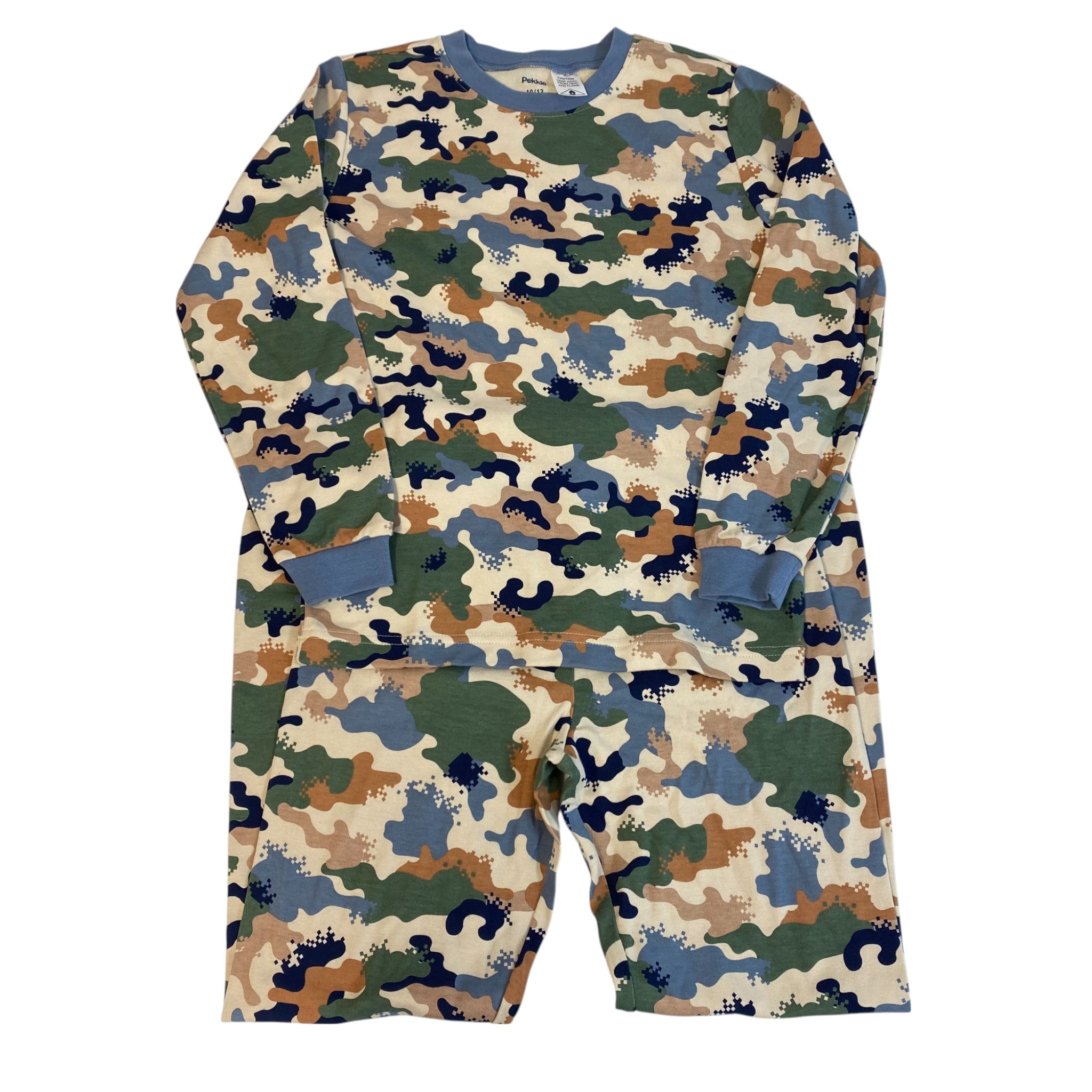 Pekkle Boys 2 Piece Pyjama Set - Camo 10/12 SIZE - 10