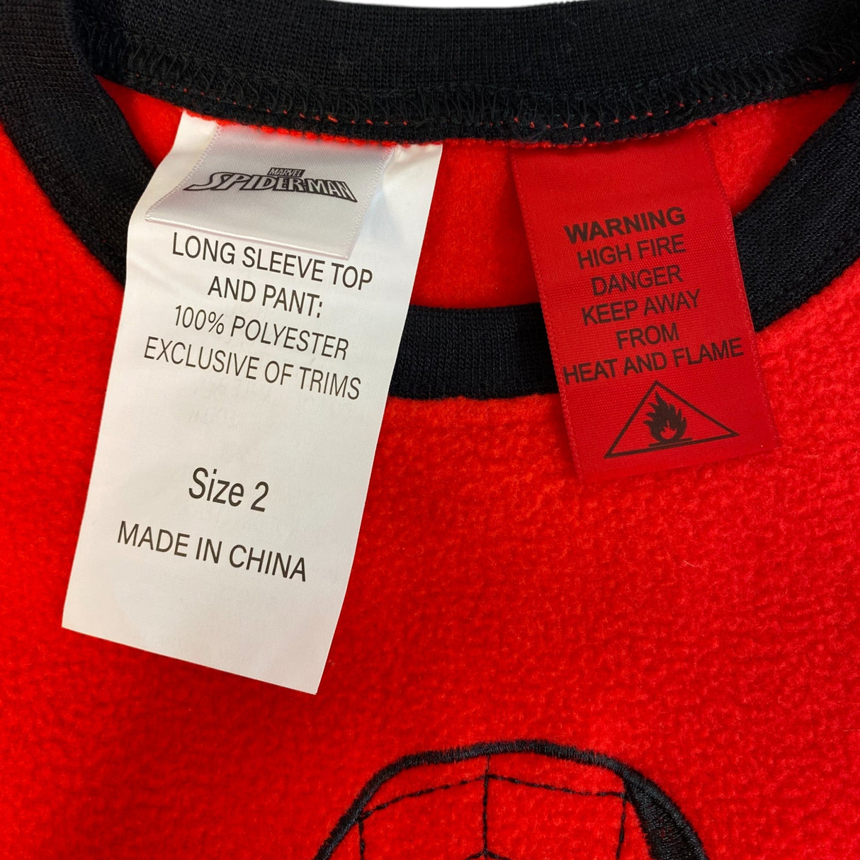 Marvel Boys Spider-Man 2 Piece Clothing Set SIZE - 2