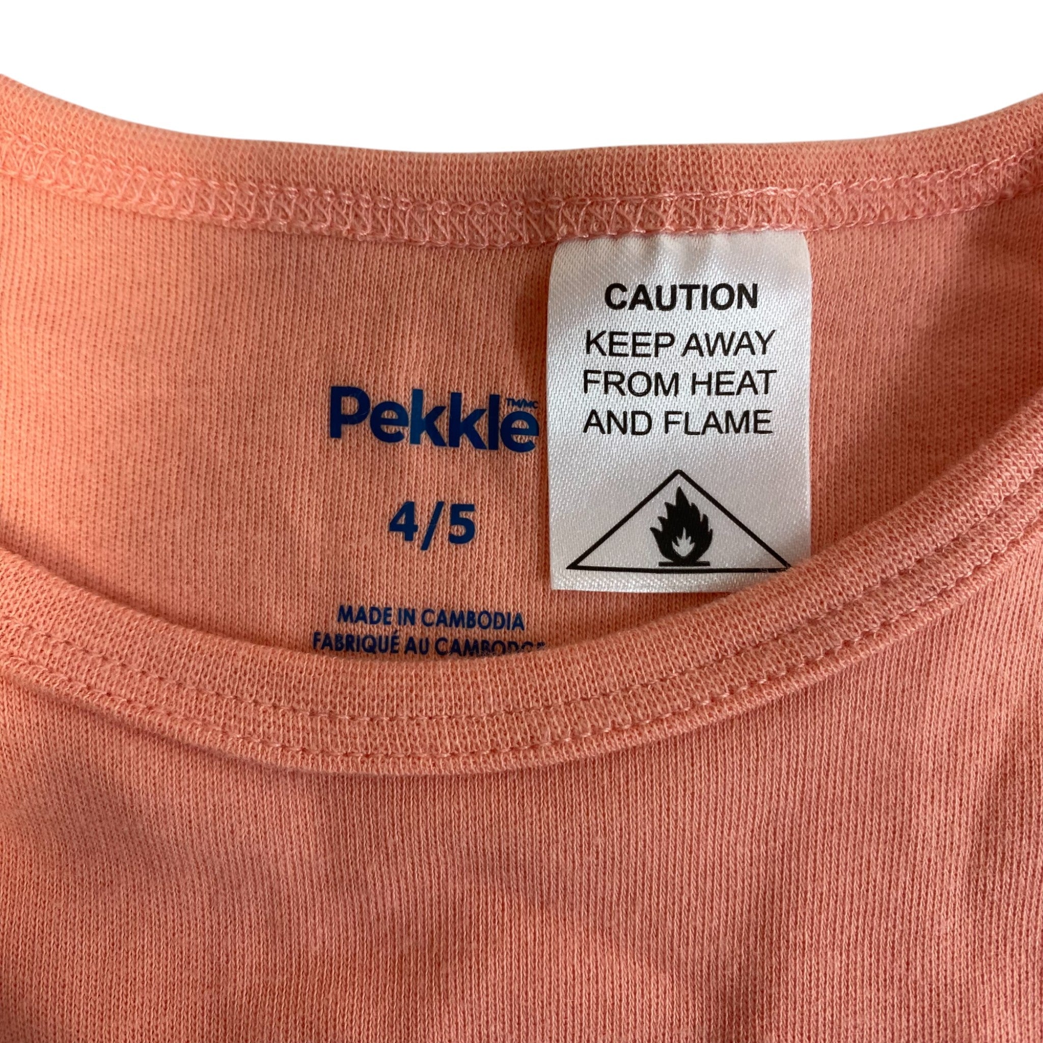 Pekkle Girls 4 Piece Pyjama Set - Bear SIZE - 4