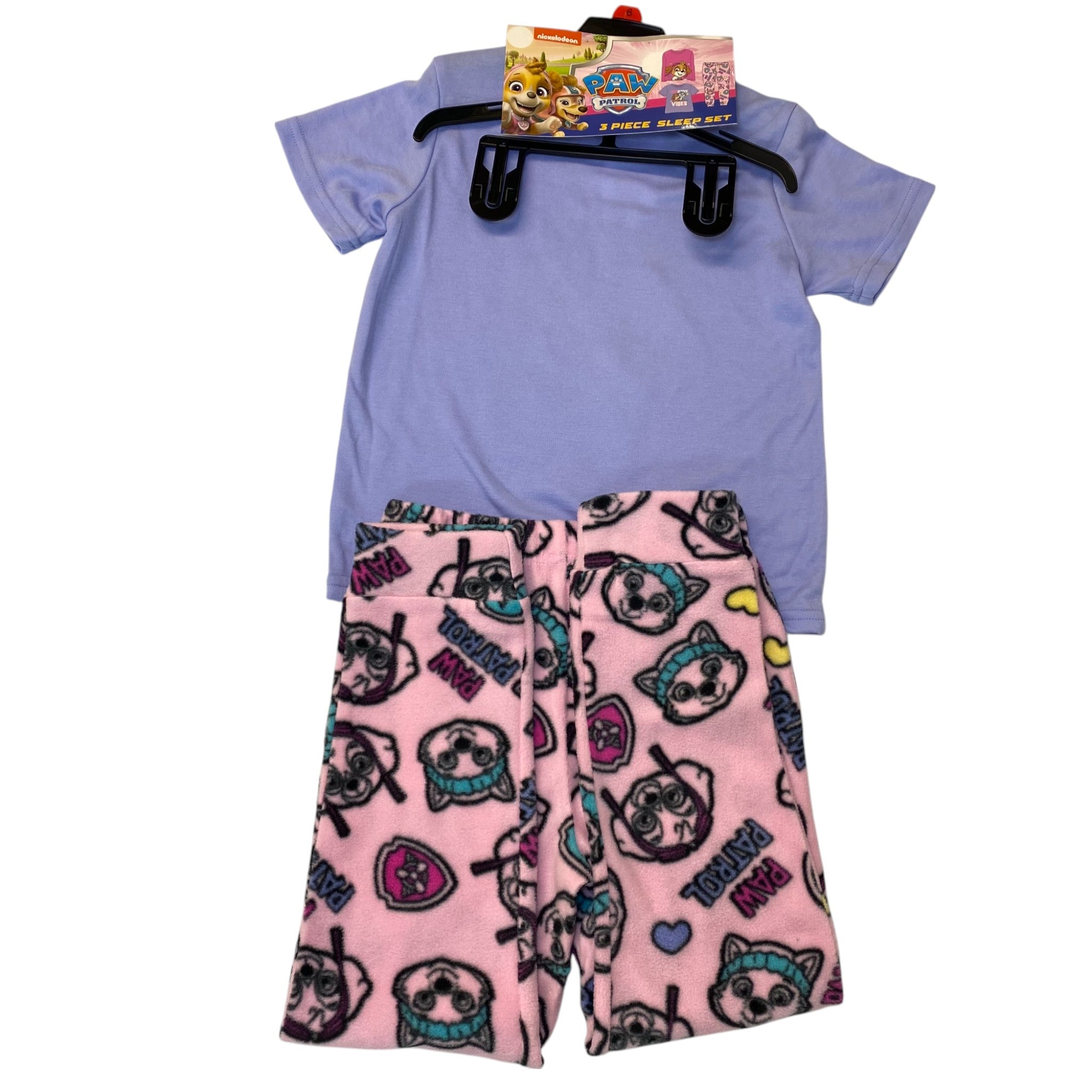 Nickelodeon Girls Paw Patrol 2 Piece Sleep Set SIZE - 6
