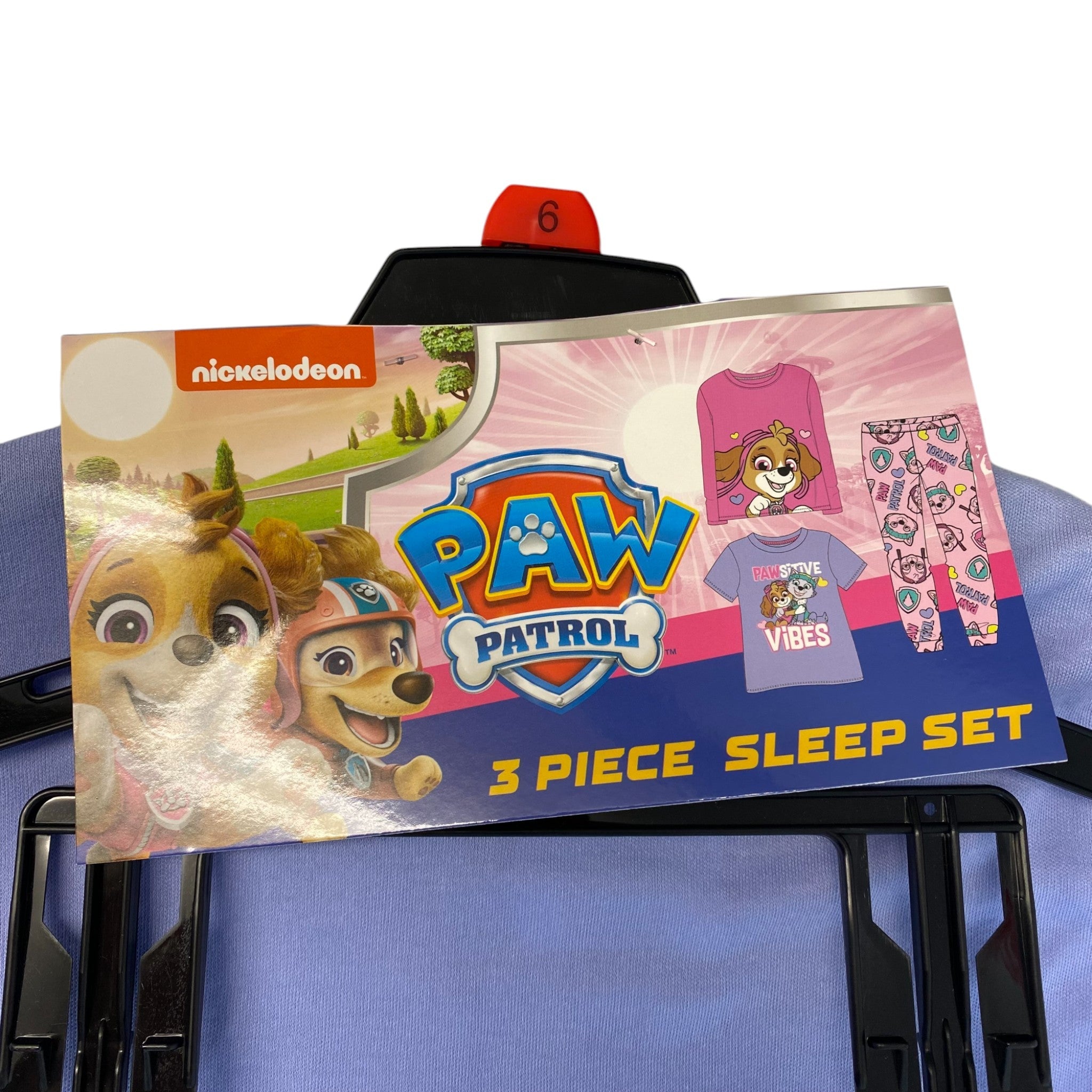 Nickelodeon Girls Paw Patrol 2 Piece Sleep Set SIZE - 6