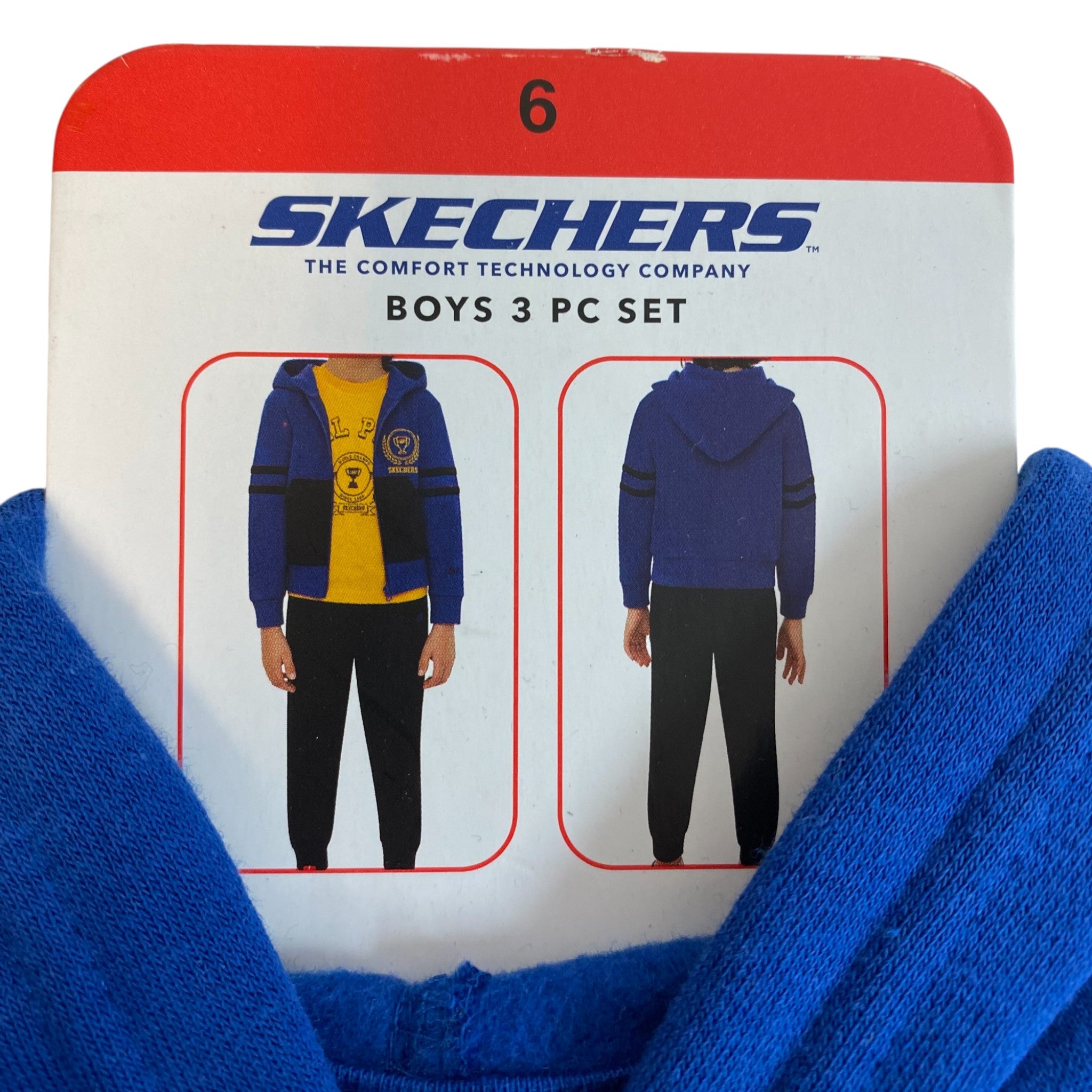 Skechers Boys 3 Piece Clothing Set SIZE - 6