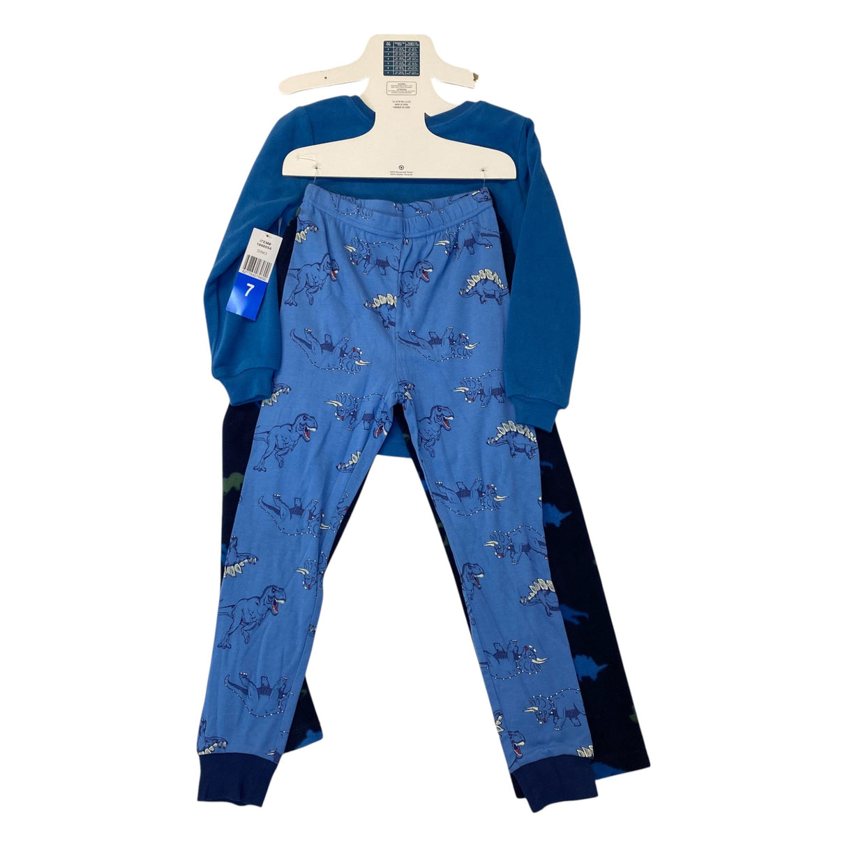 Pekkle Boys 3 Piece Pyjama Set - Dino SIZE - 7