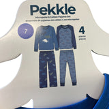 Pekkle Boys 3 Piece Pyjama Set - Dino SIZE - 7