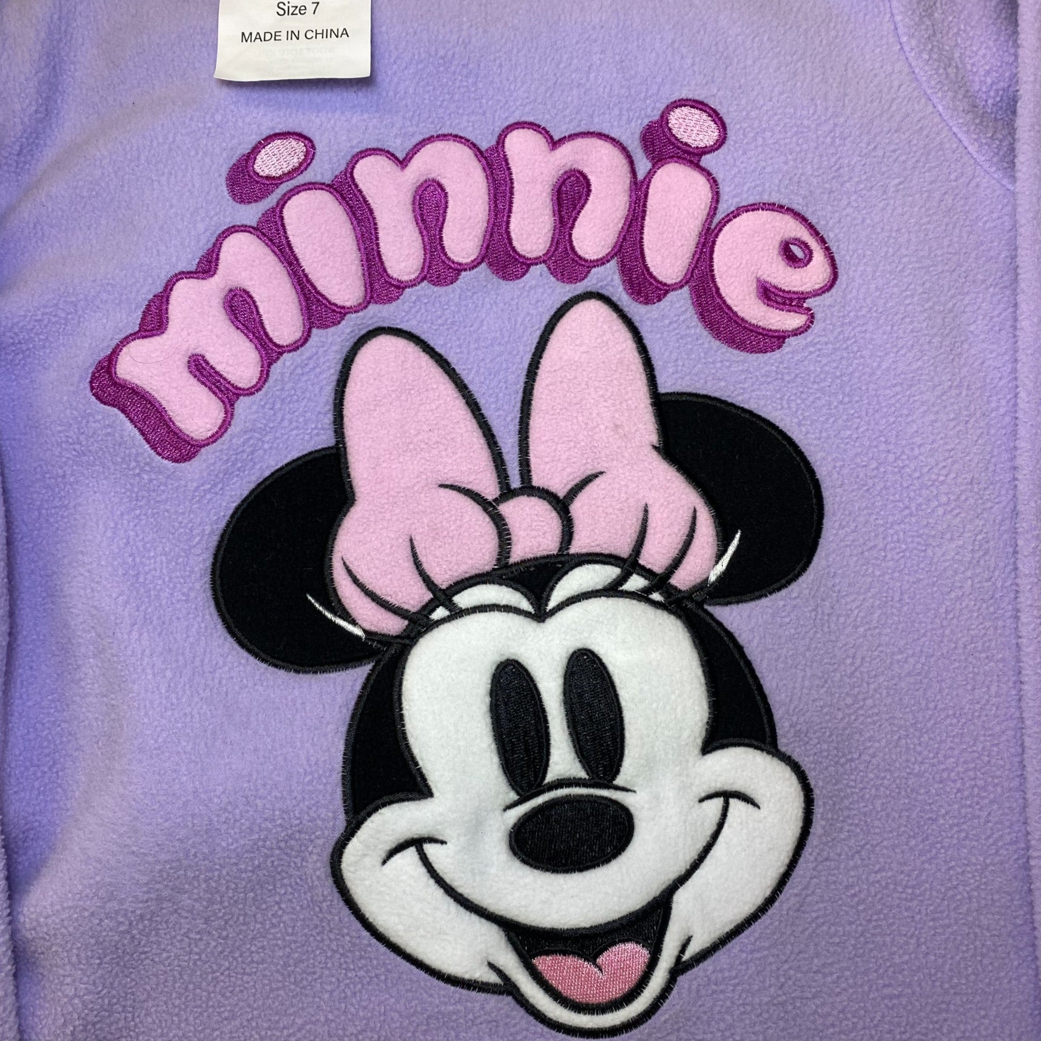 Disney Girls Minnie Mouse 3 Piece Sleep Set SIZE - 7