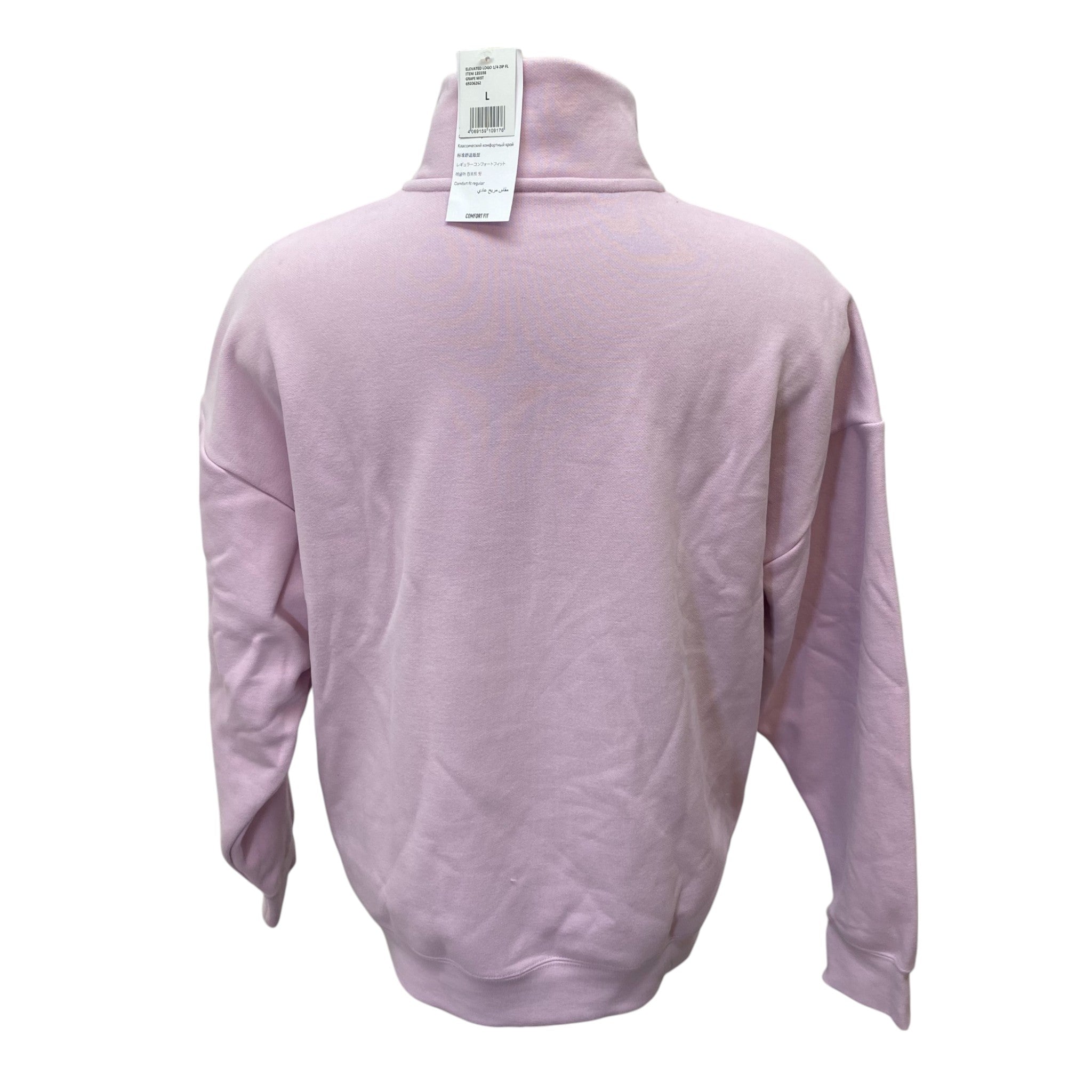 Puma Women's Elevated Logo 1/4 Zip Fleece Sweatshirt SIZE - Large