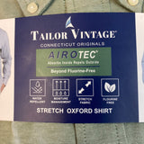 Tailor Vintage Men's Airotec Stretch Oxford Shirt SIZE - Large