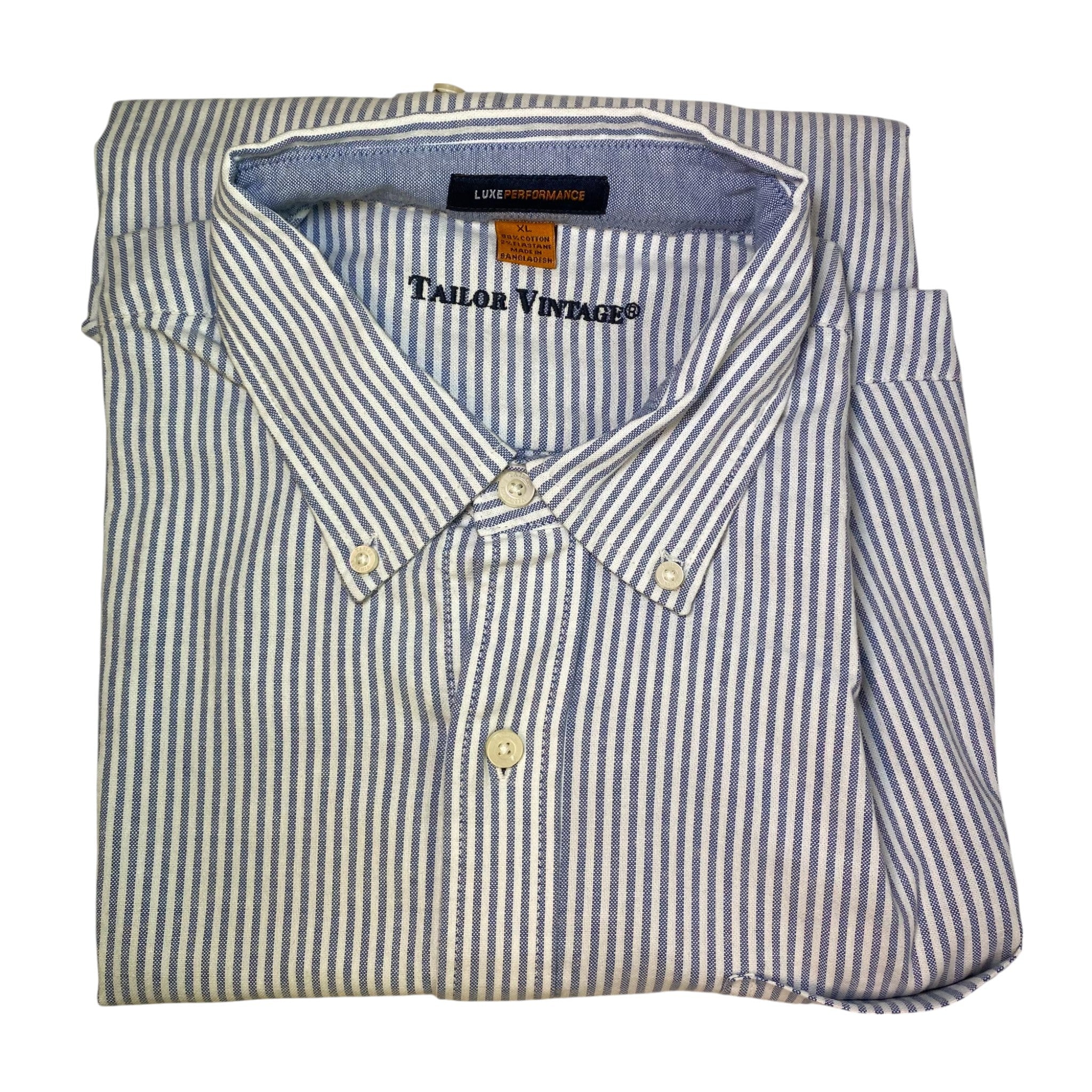 Tailor Vintage Men's Airotec Stretch Oxford Shirt SIZE - Extra Large