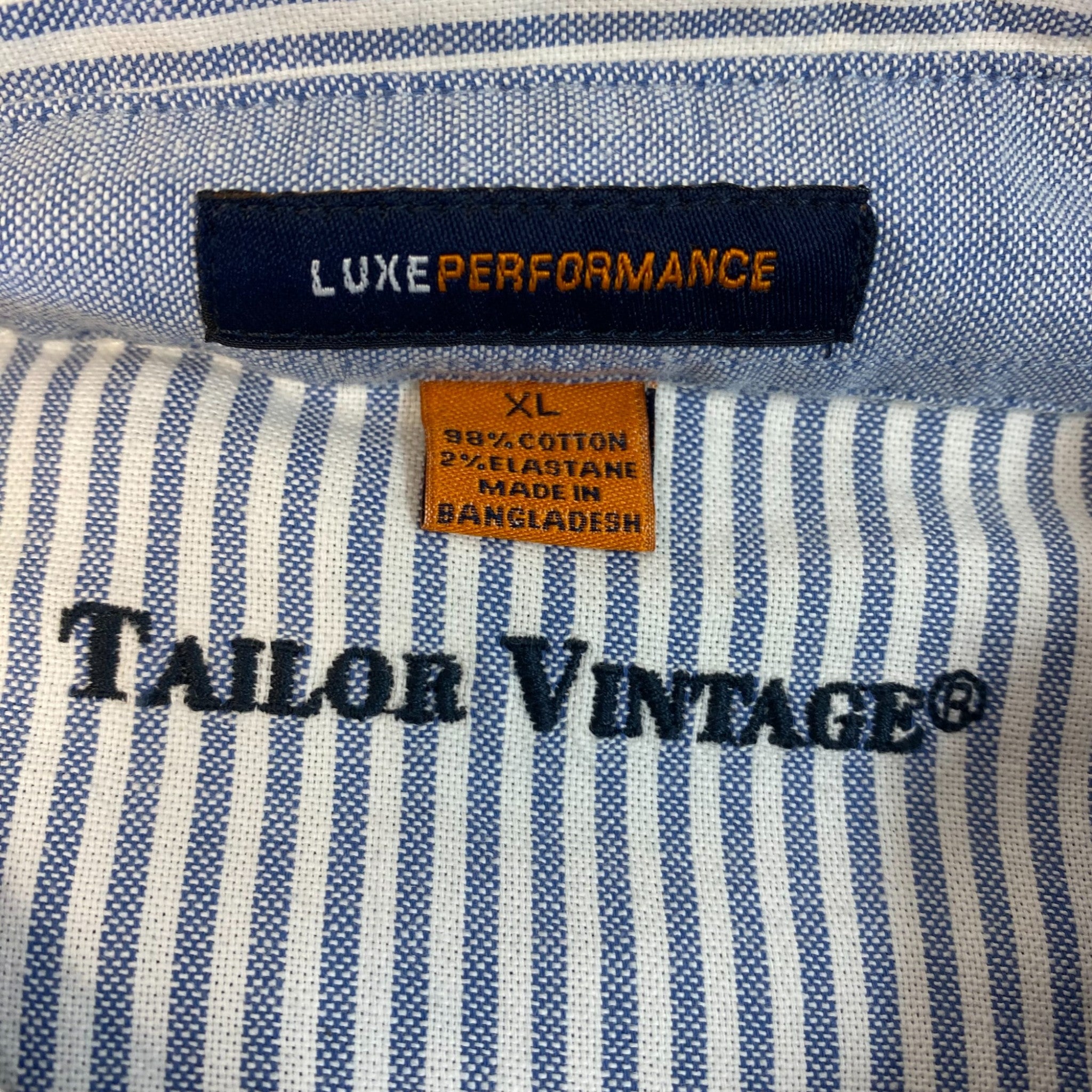 Tailor Vintage Men's Airotec Stretch Oxford Shirt SIZE - Extra Large