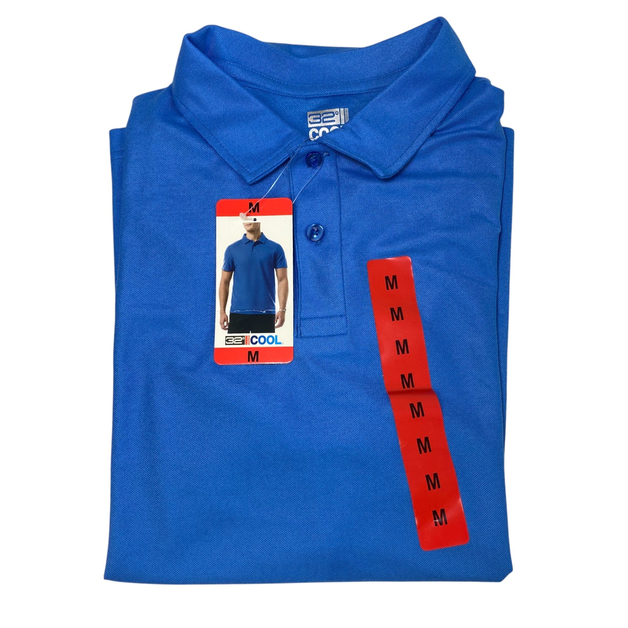 32Degrees Men's Polo Tee SIZE - Medium