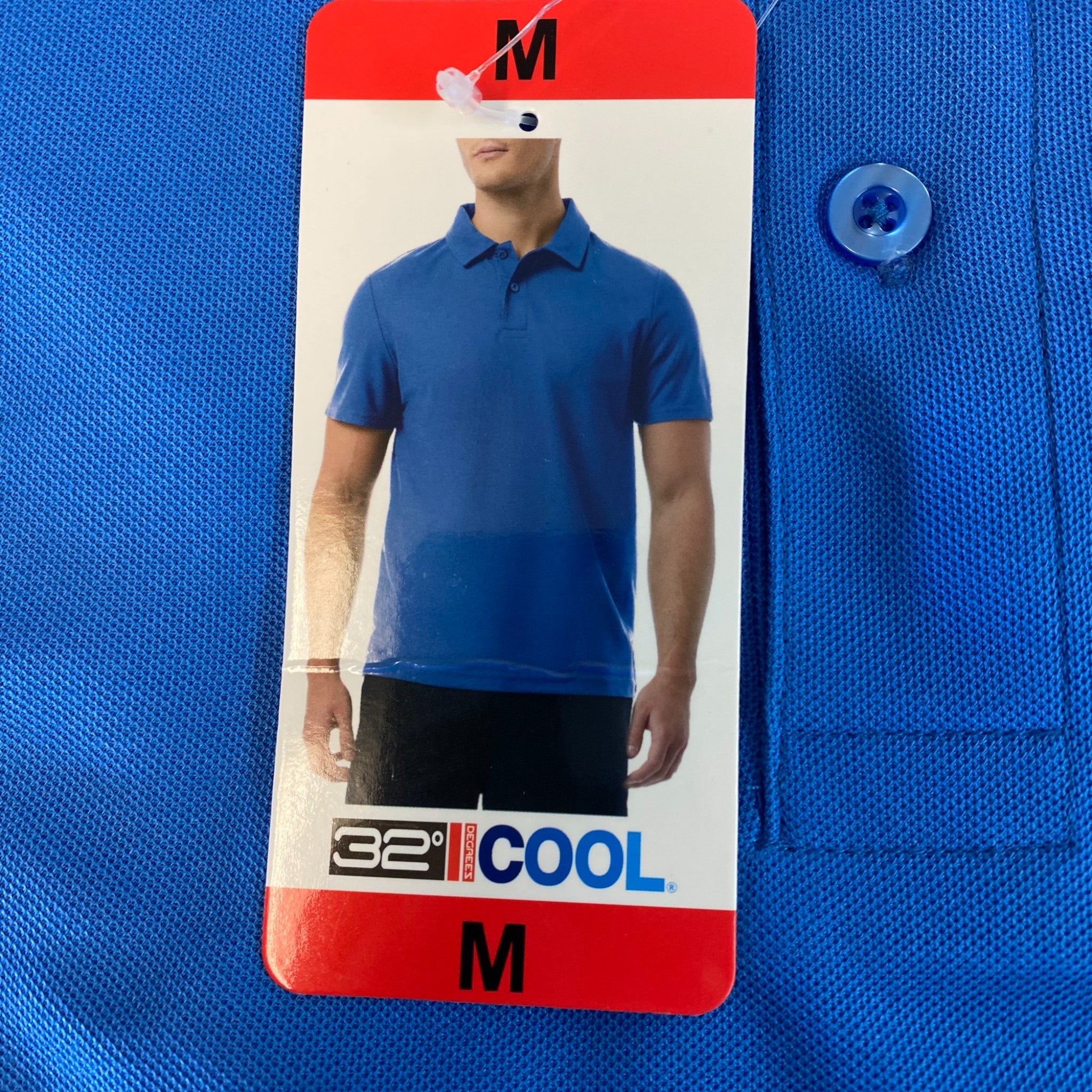 32Degrees Men's Polo Tee SIZE - Medium