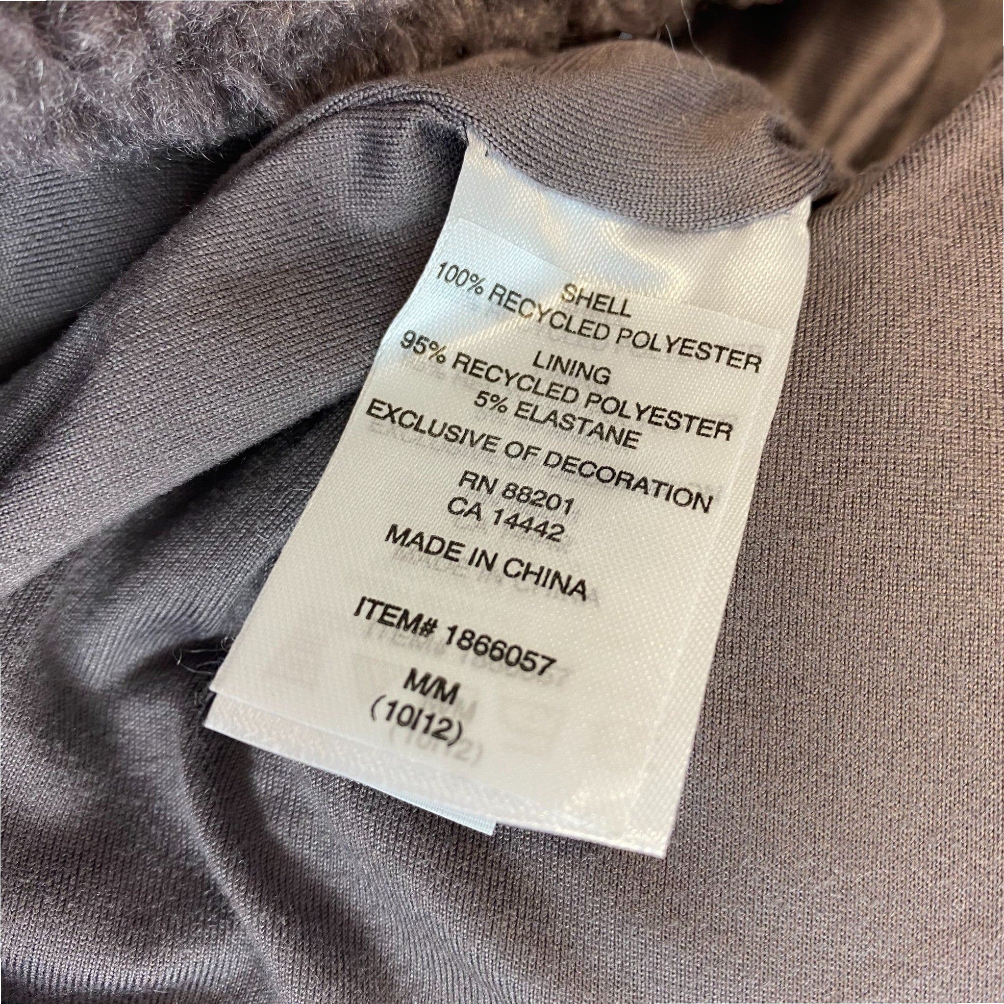 Mondetta Unisex Youth Fleece Jacket - Size 10/12 Medium SIZE - 10 Medium