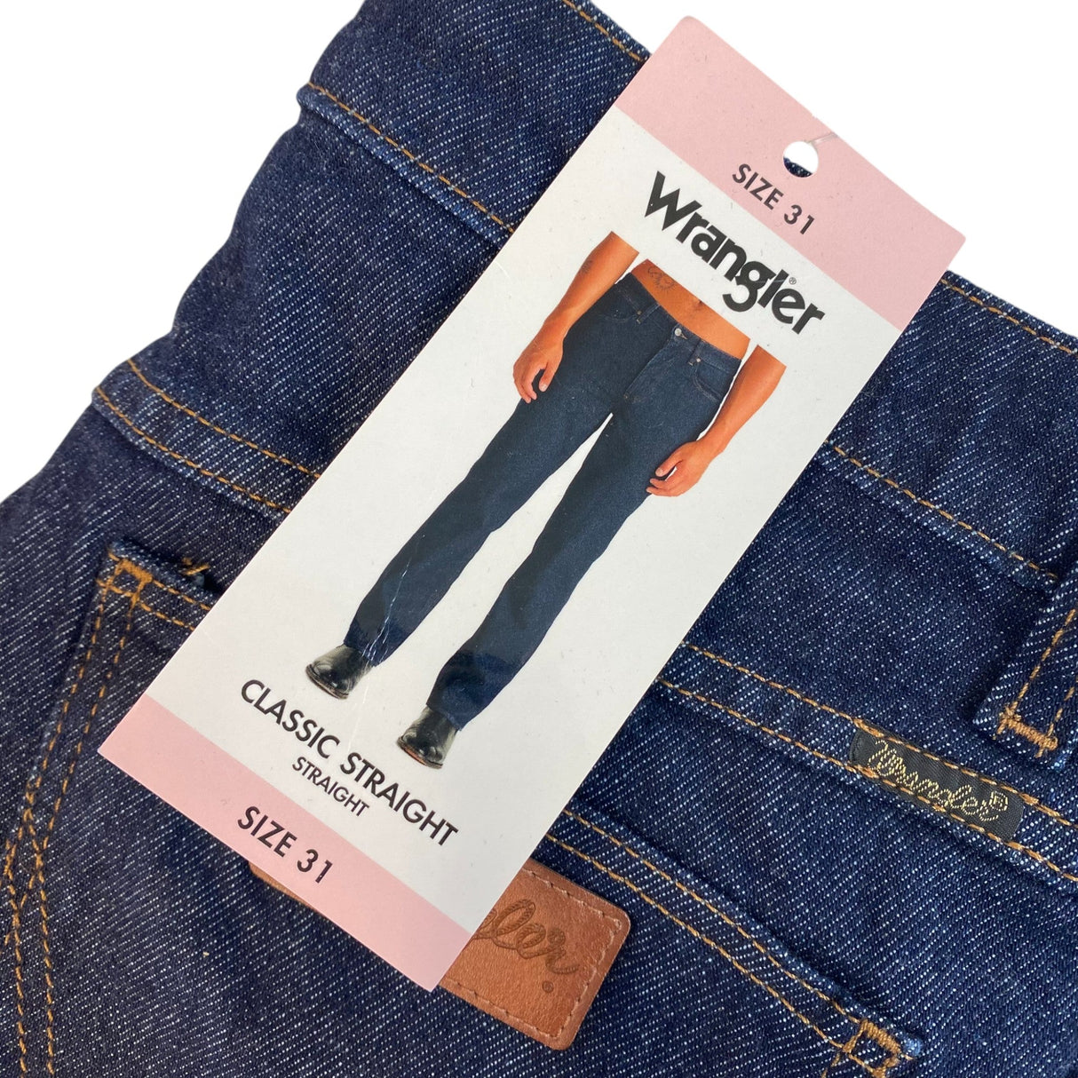 Wrangler Men's Classic Straight Fit Jeans SIZE - 31