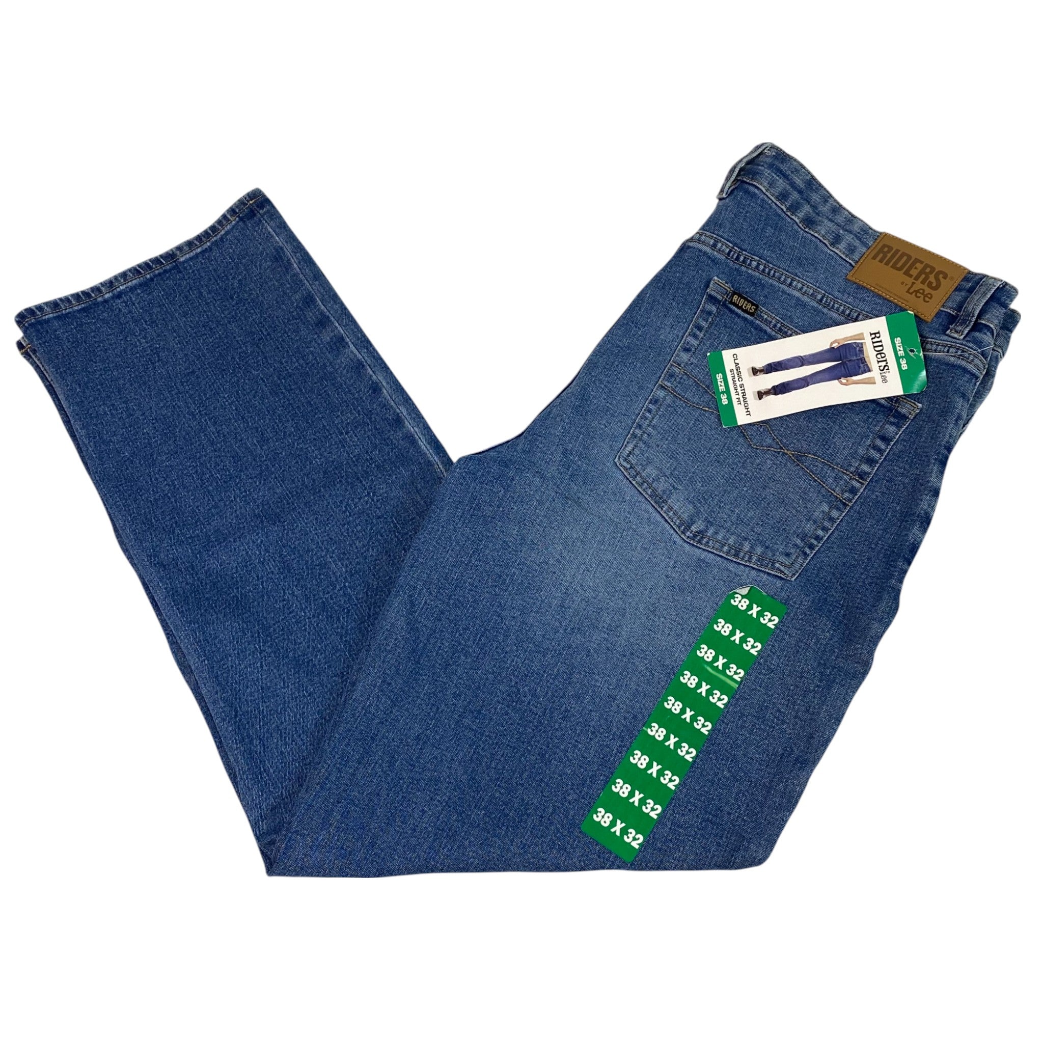 Lee Men's Riders Classic Straight Fit Jeans SIZE - 38